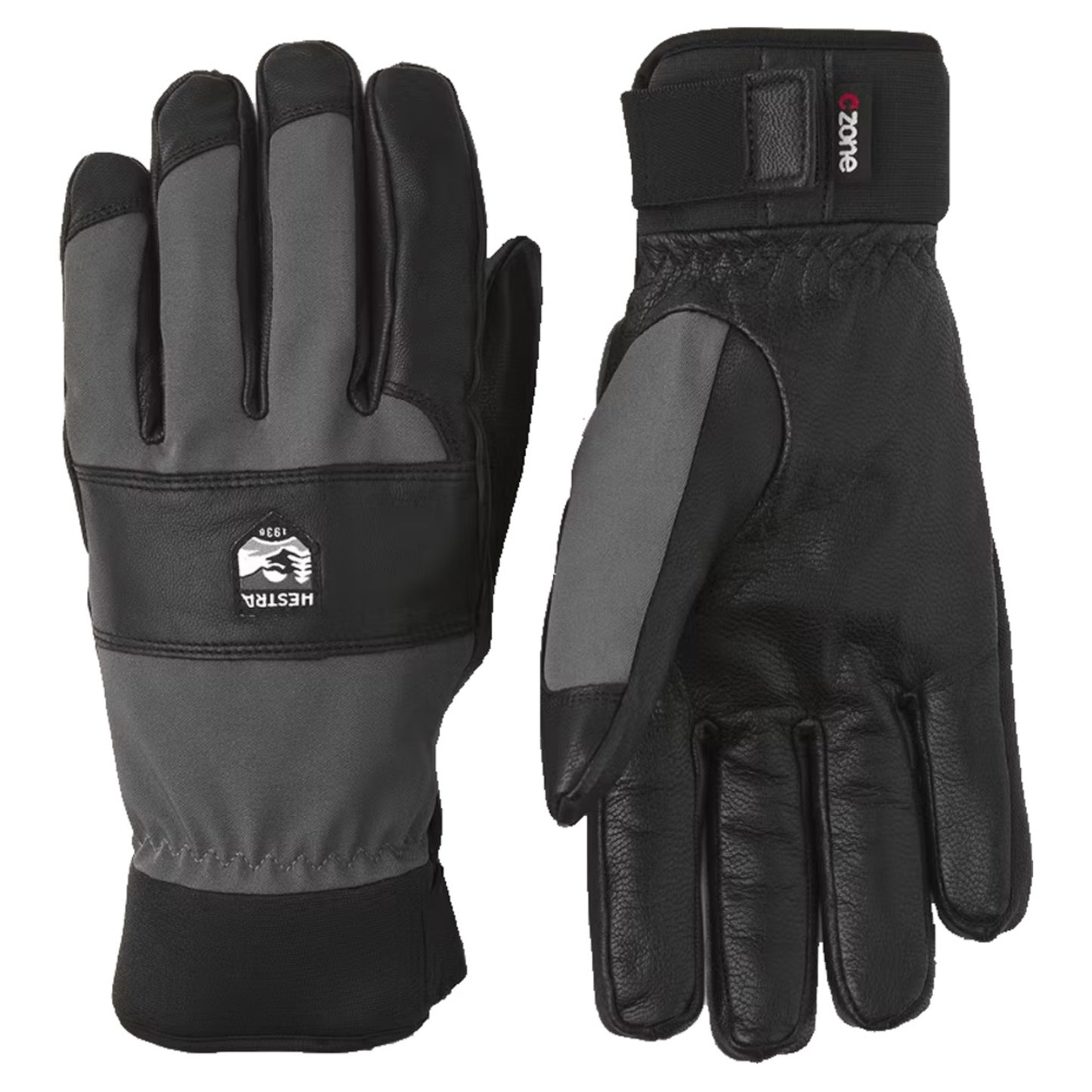 Hestra Vernum Spring Gloves - GREY_BLACK - 7