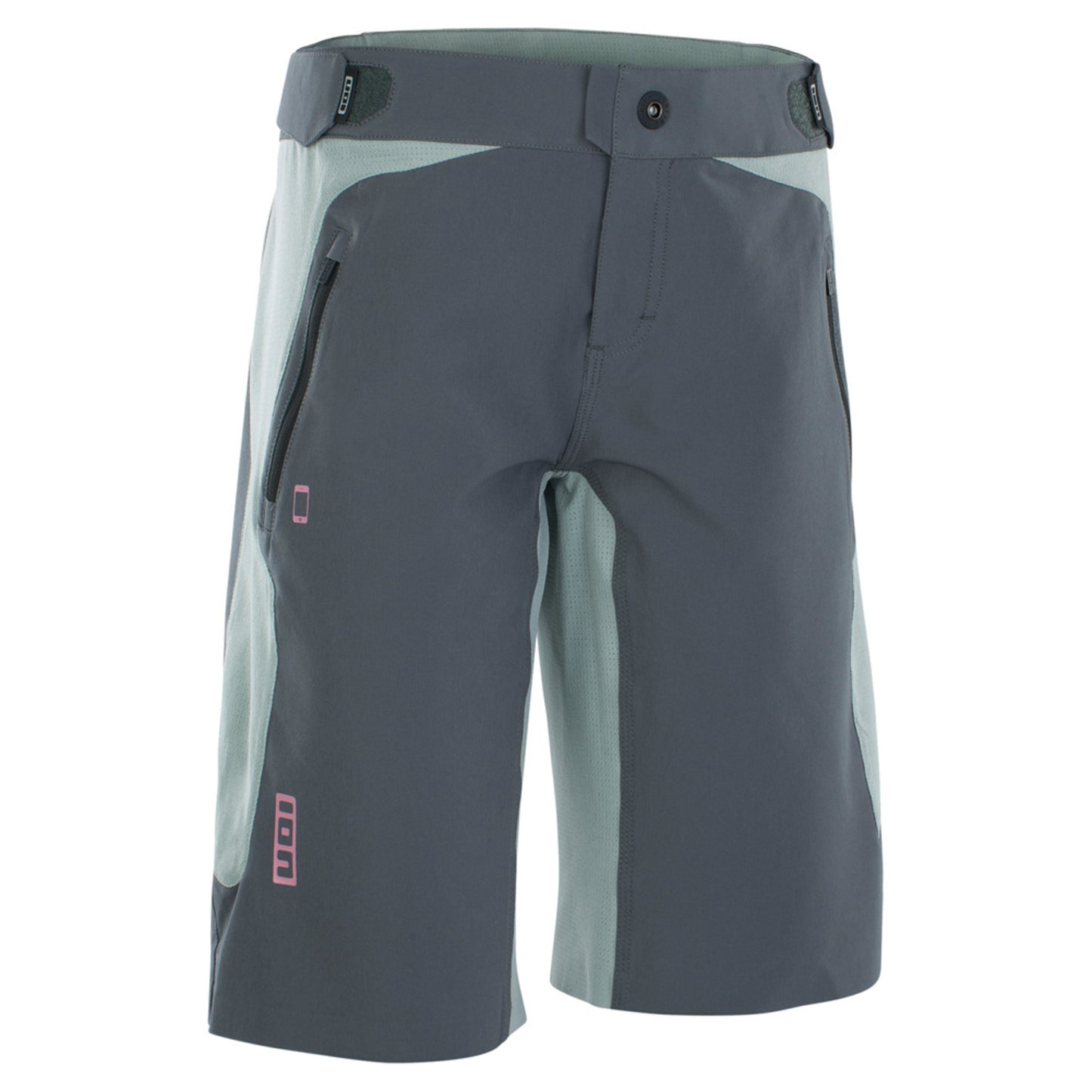 ION Women's Traze VENT Bike Shorts - THUNDER GREY - XS