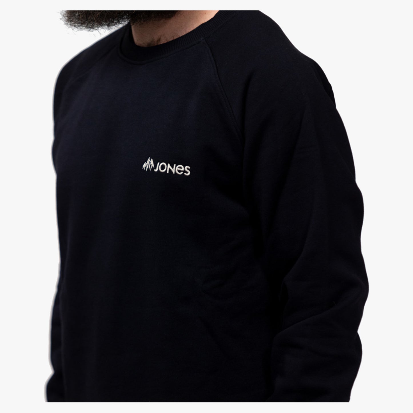 Jones Sierra Organic Cotton Men's Sweatshirt - STEALTHBLACK - XL