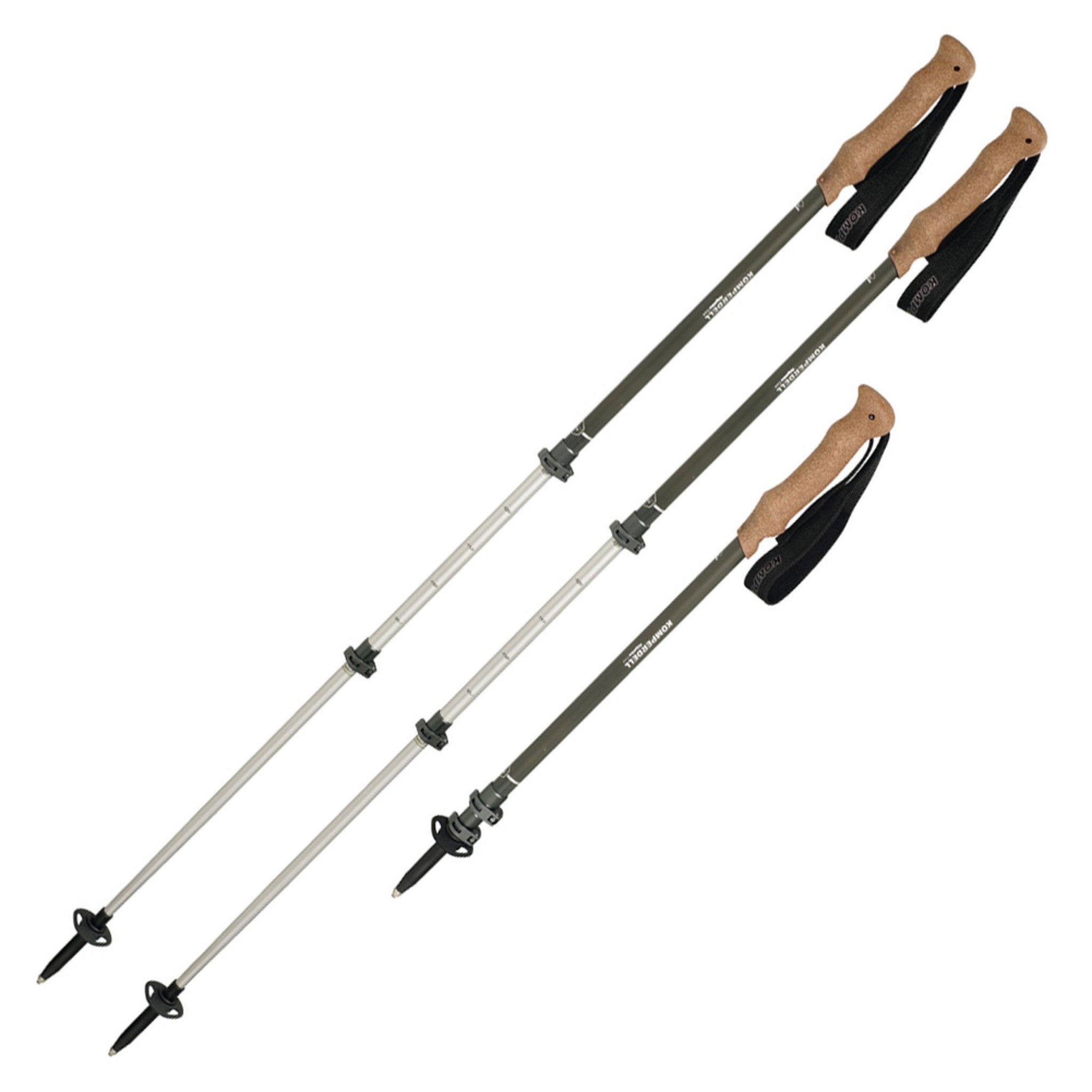 Komperdell Ridgehiker Cork Powerlock Trekking Poles Ski Essentials