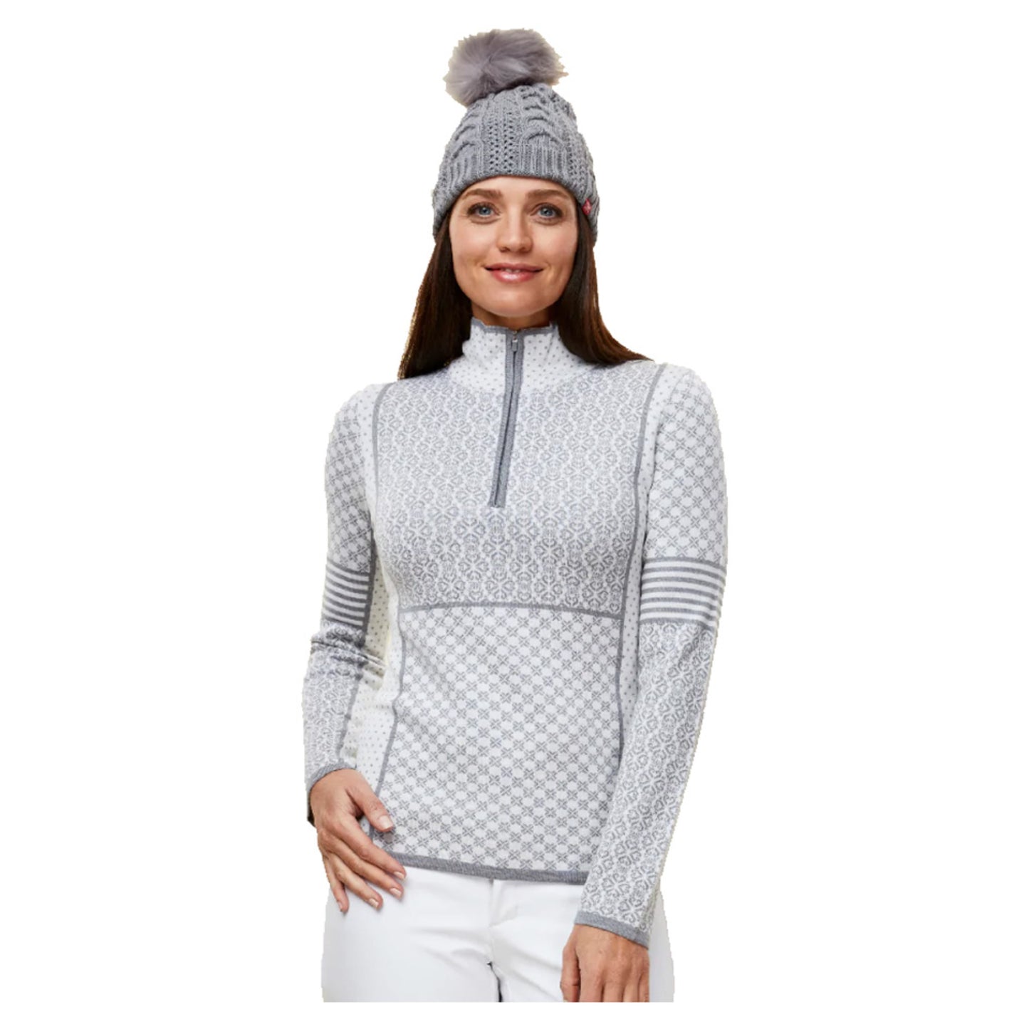 Krimson Klover Pow 1/4 Zip Women's Top - SNOW - M
