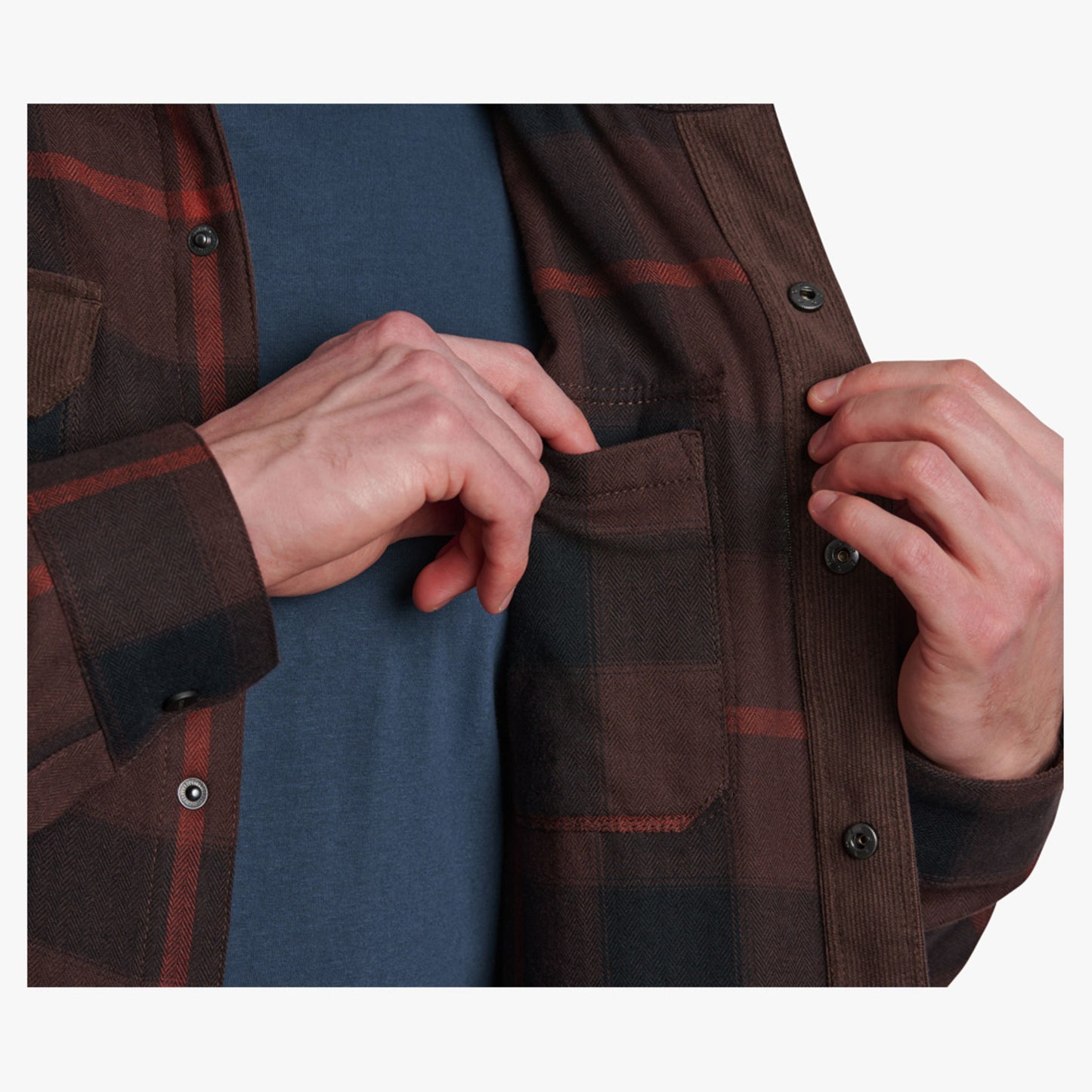 Kuhl Khaos Men's Flannel - Hickory - XL