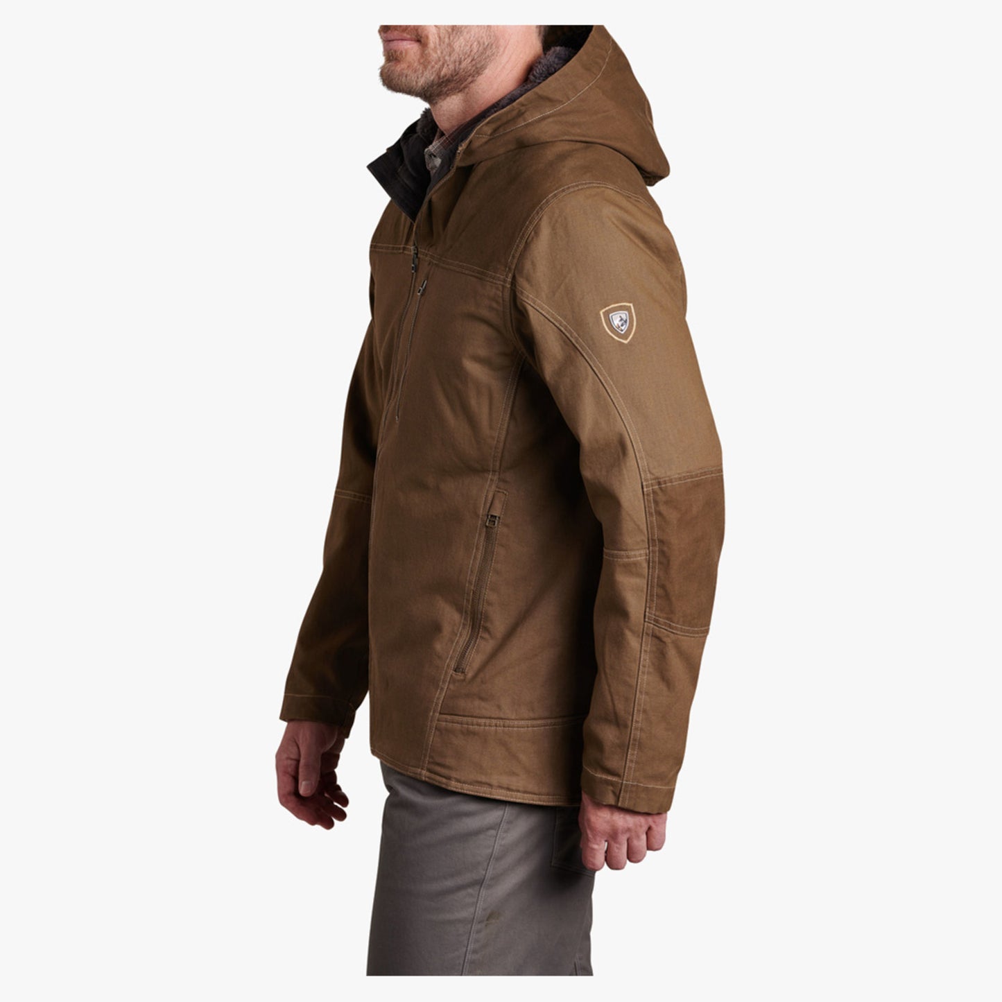 Kuhl Law Fleece Lined Men's Hoody - Dark Khaki - XL