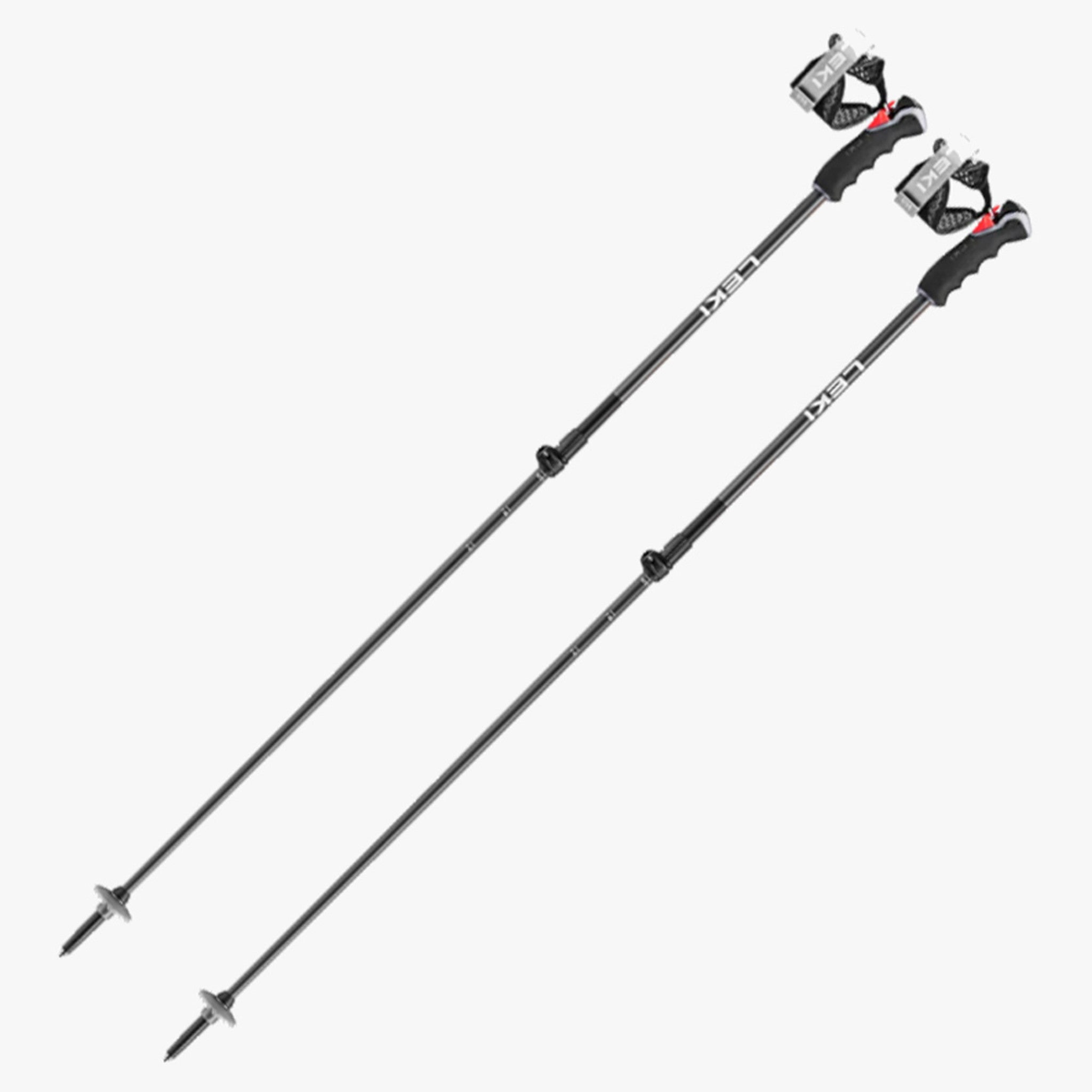 Carbon Aluminum Ski Poles LEKI Peak Vario 3D Adjustable Ski Poles