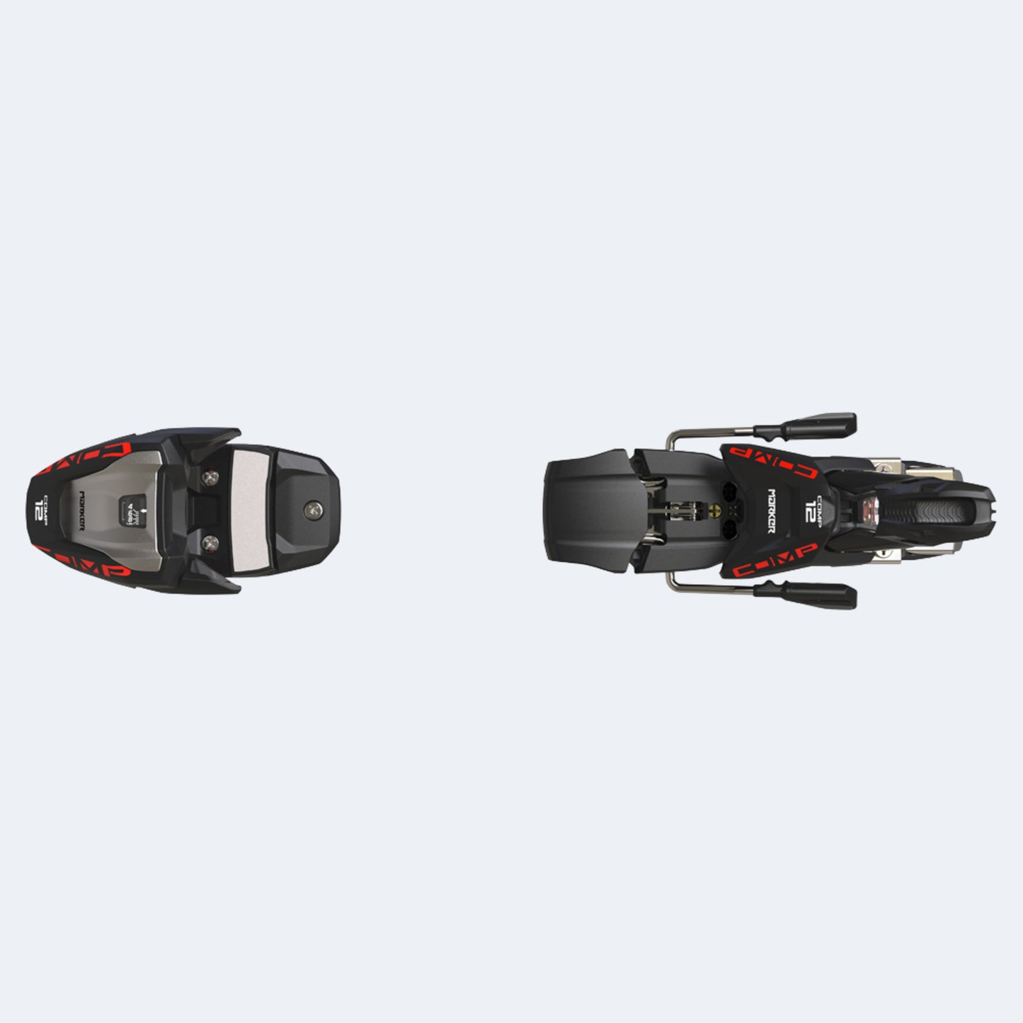 Marker Comp 12 BLACK FLO-RED Bindings