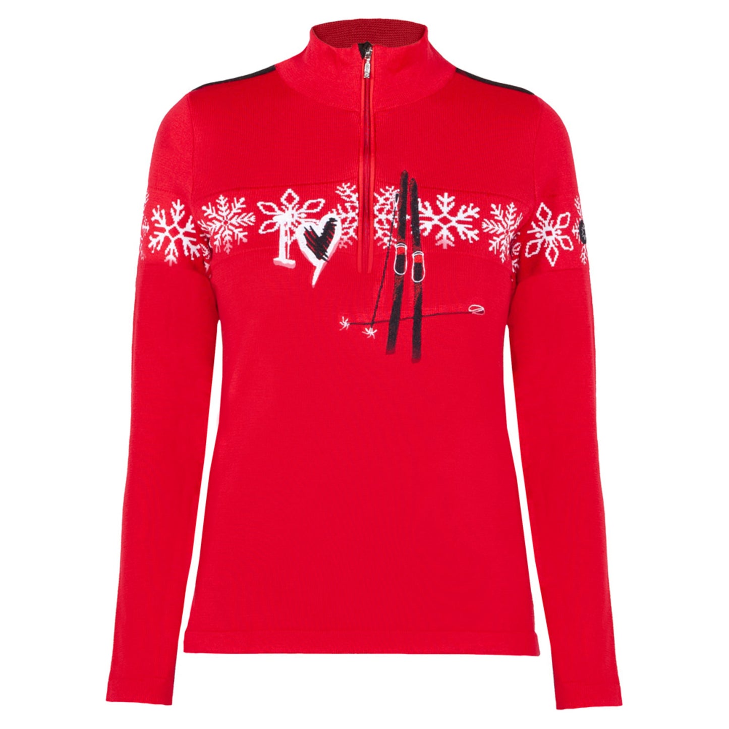 Newland Luna Women's Top - RED_WHITE - S