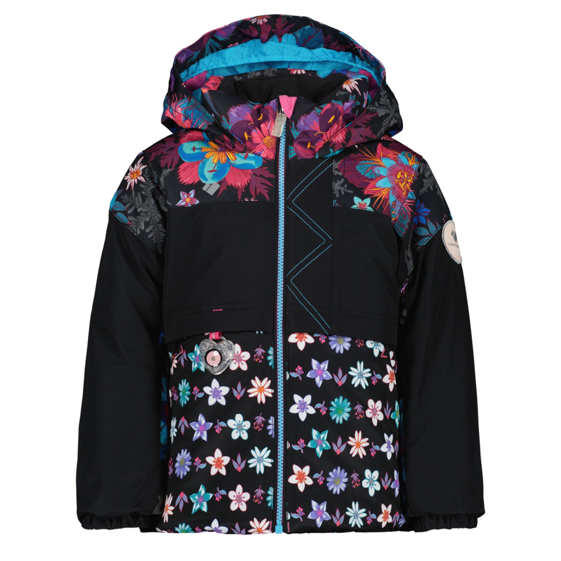 Obermeyer Colette Kids' Jacket - WINTER BOUQUET - 8