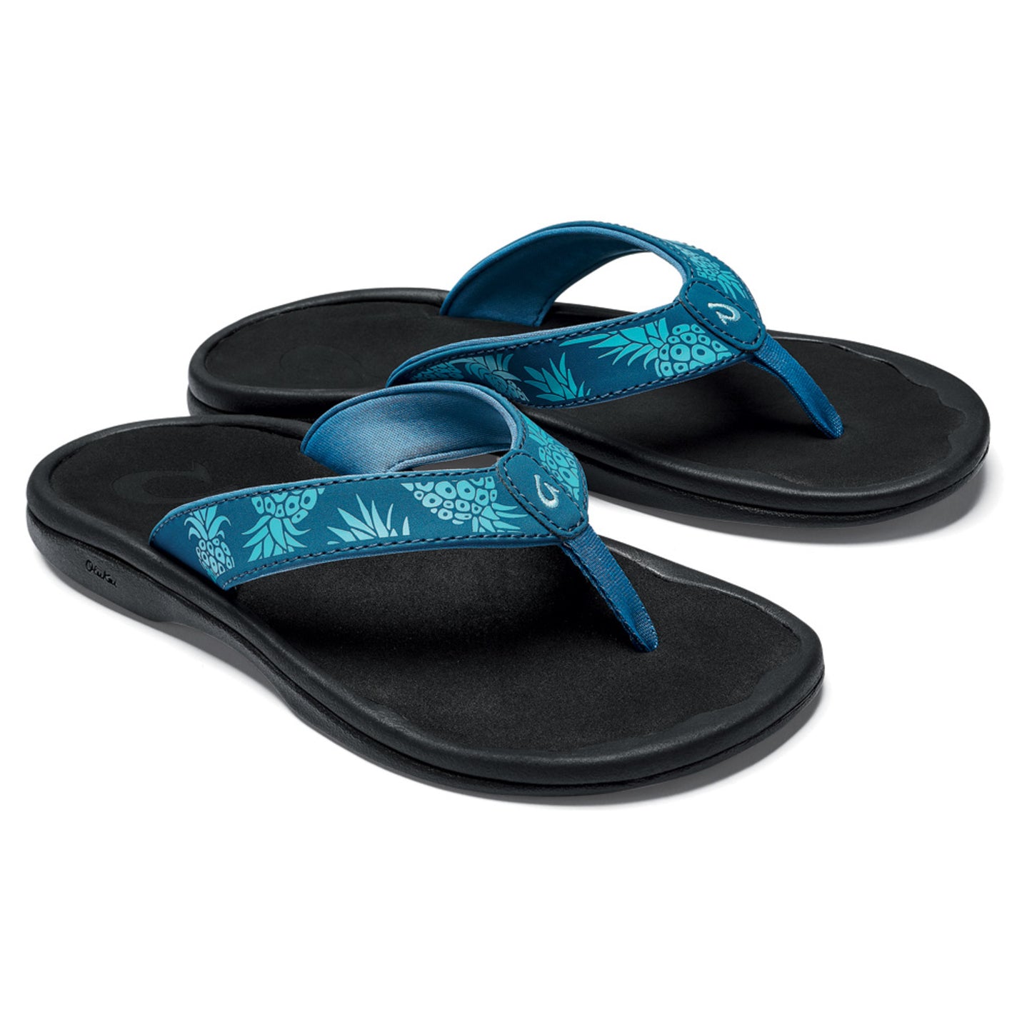 Olukai 'Ohana Women's Sandals - HOT CORAL BLACK - 9