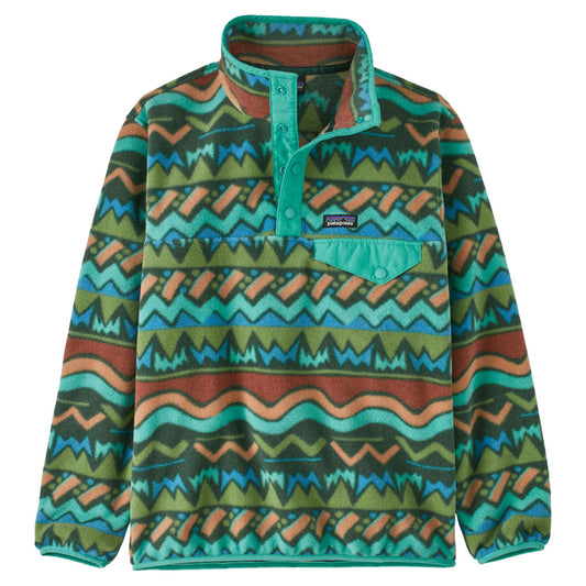 Patagonia Lightweight Synchilla Snap-T Kid's Pullover - OAKS BROWN - XXL