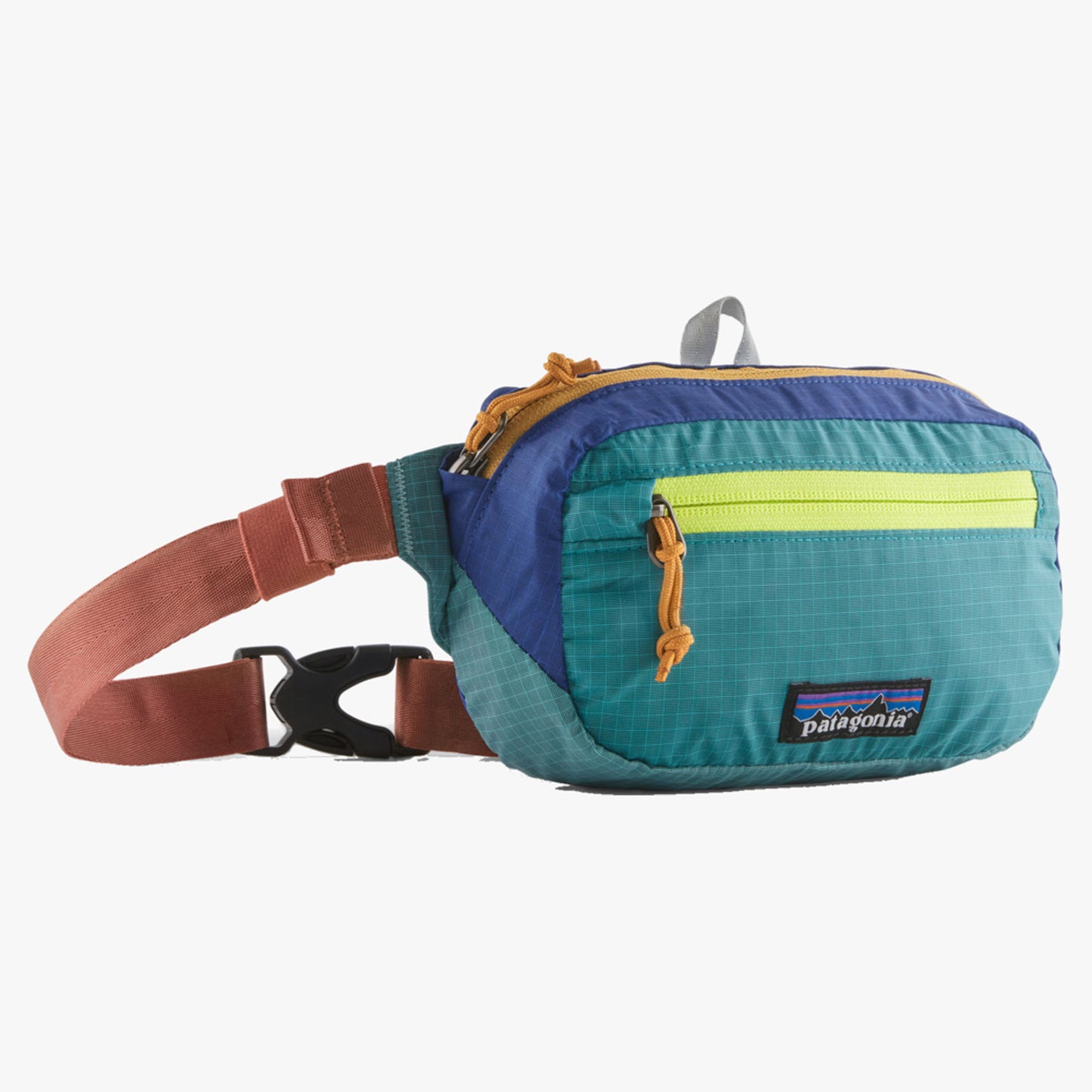Patagonia Ultralight Black Hole Mini Hip Pack - Patchwork_Subtidal Blue