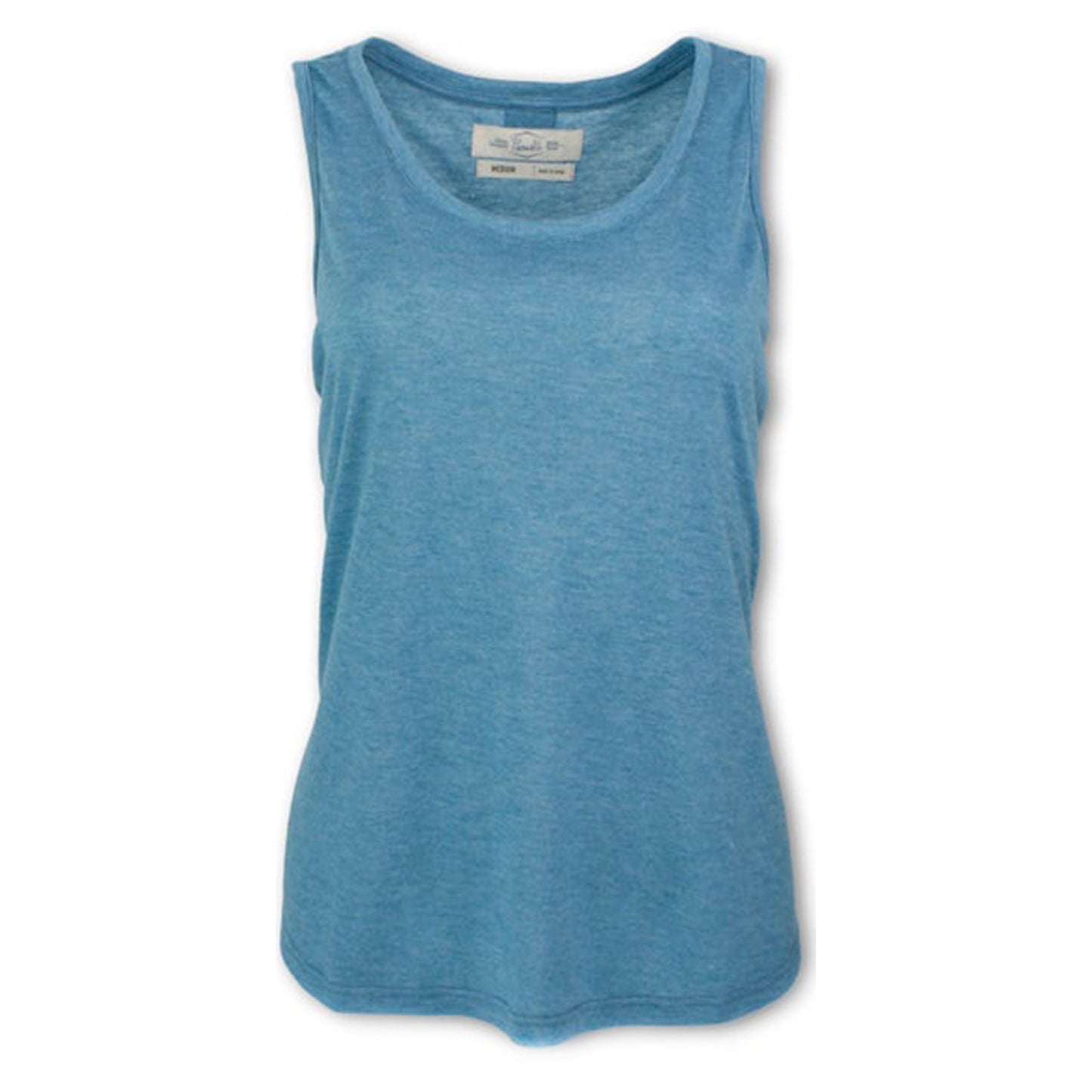 Purnell Gathered Yoke Women's Tank Top - TEAL - XL