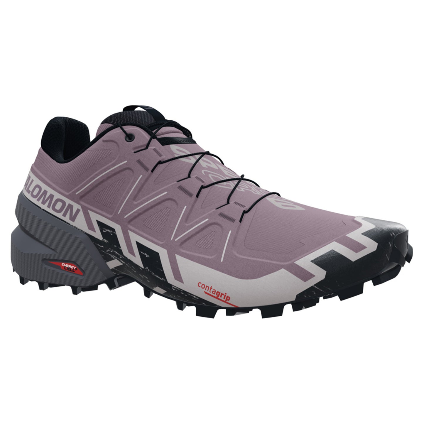 Salomon Speedcross 6 Women's Trail Running Shoe - MOONSCAPE_BLACK - 9.5