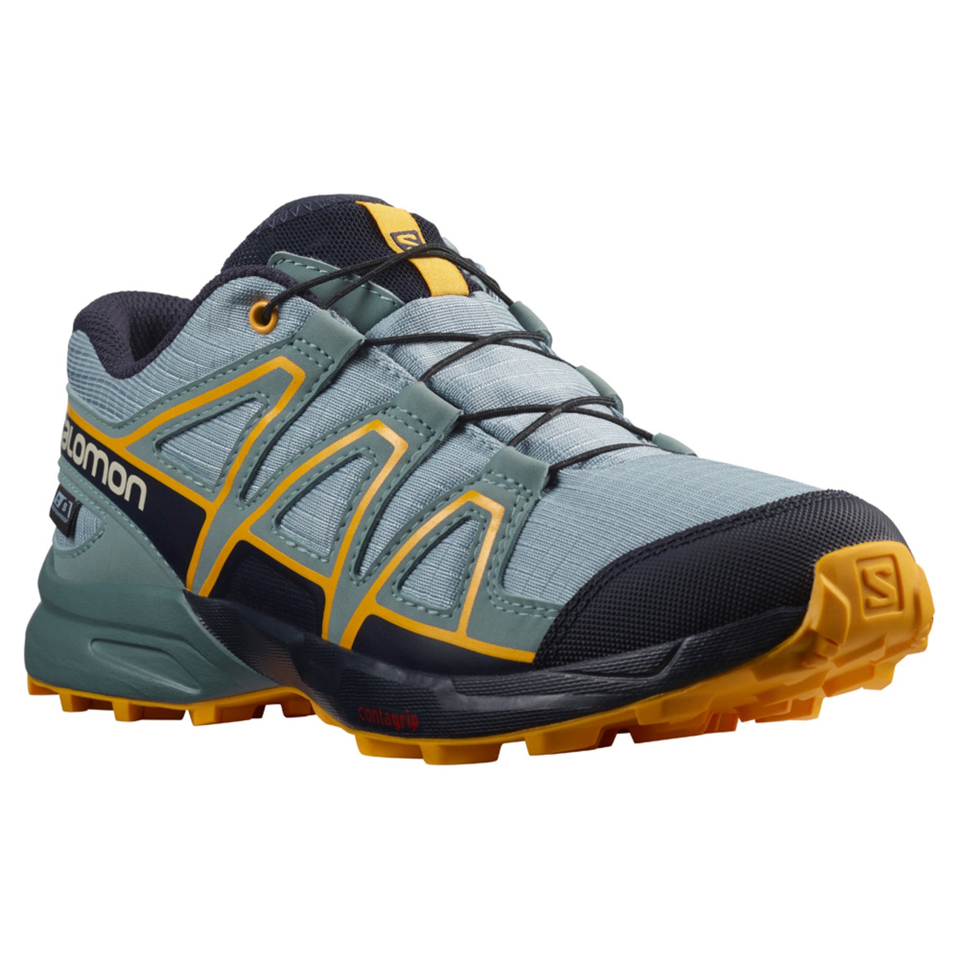 Salomon Speedcross CSWP Junior's Trail Shoe - SLATE NIGHT SKY - 7