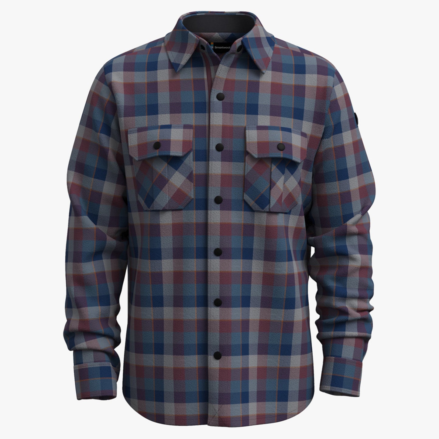 Smartwool Men's Anchor Line Shirt Jacket - Eggplant Plaid - XXL