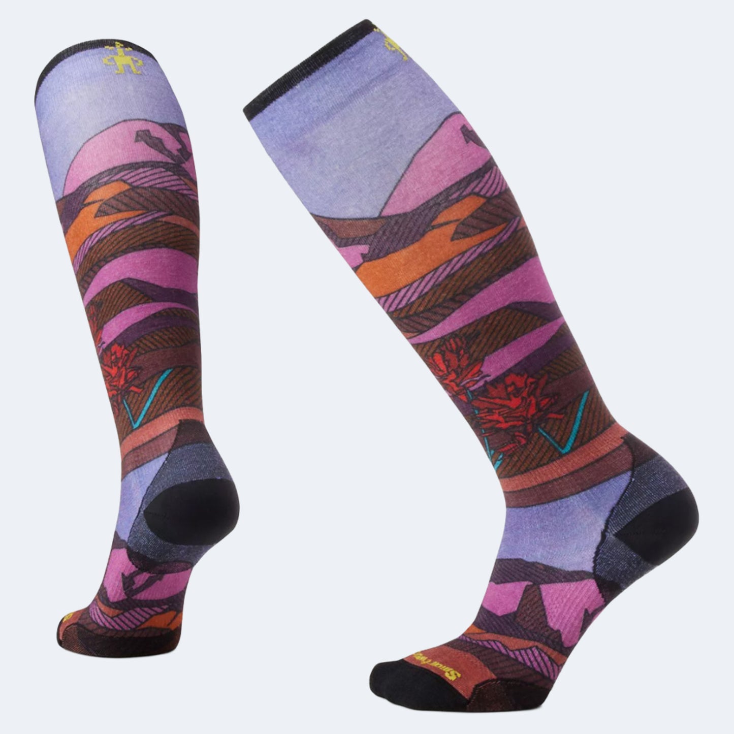 Smartwool Zero Cushion Floral Field Print Women's OTC Ski Sock