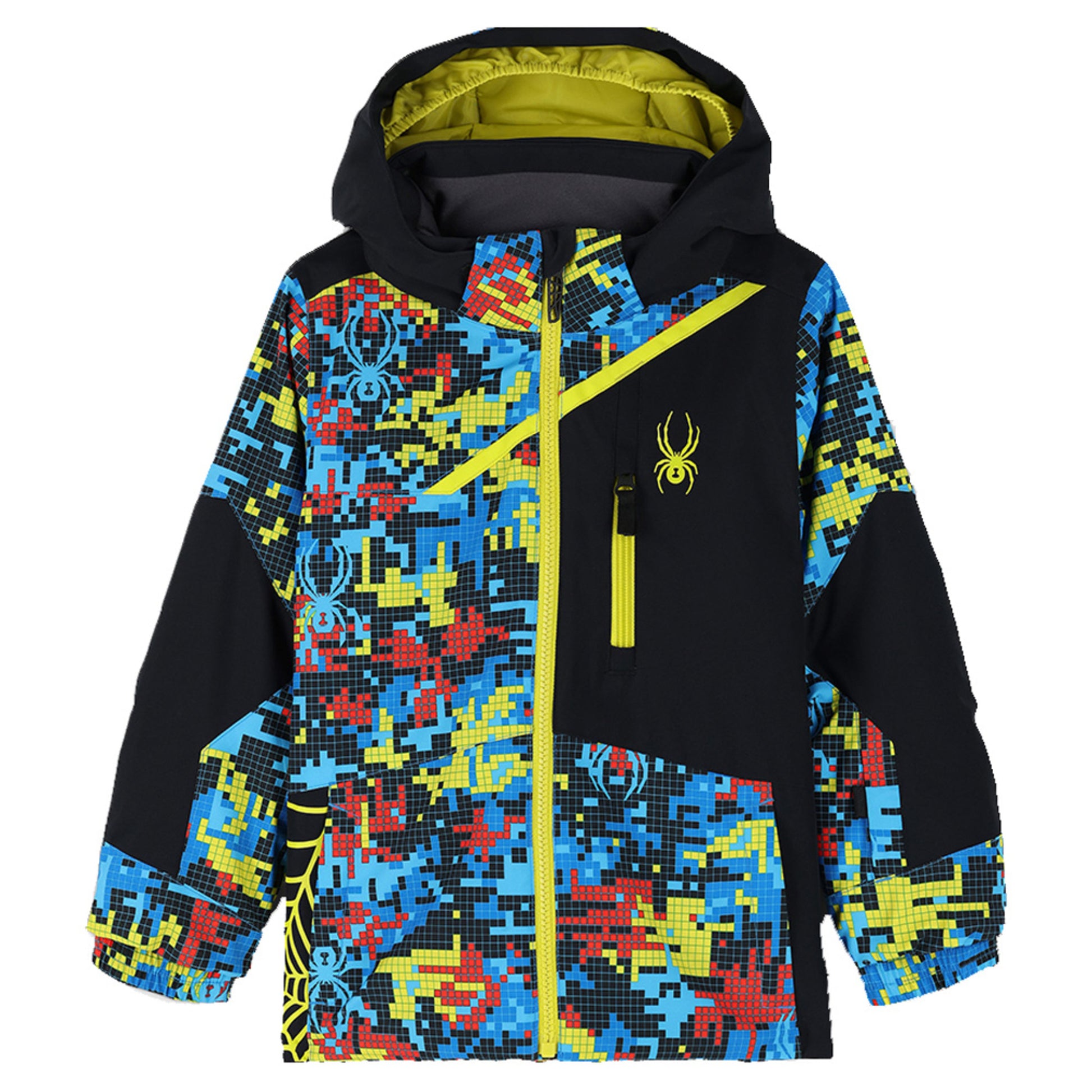 Spyder Challenger Little Boy's Jacket - DIGI BUG - 7