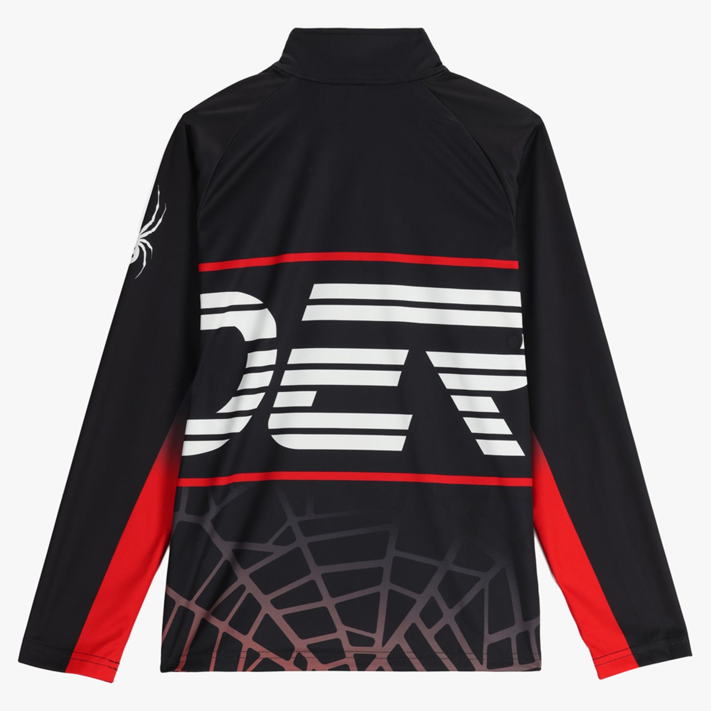 Spyder Web Youth 1/2 Zip - Black - XL