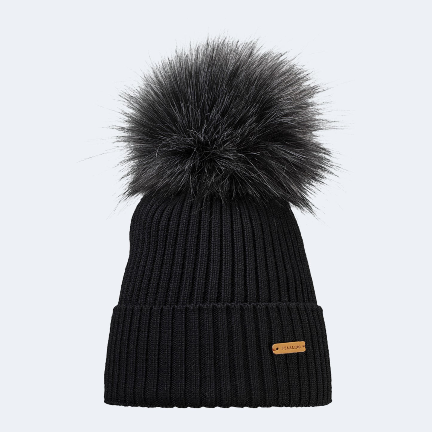 Starling Neil Faux Fur Pom Beanie