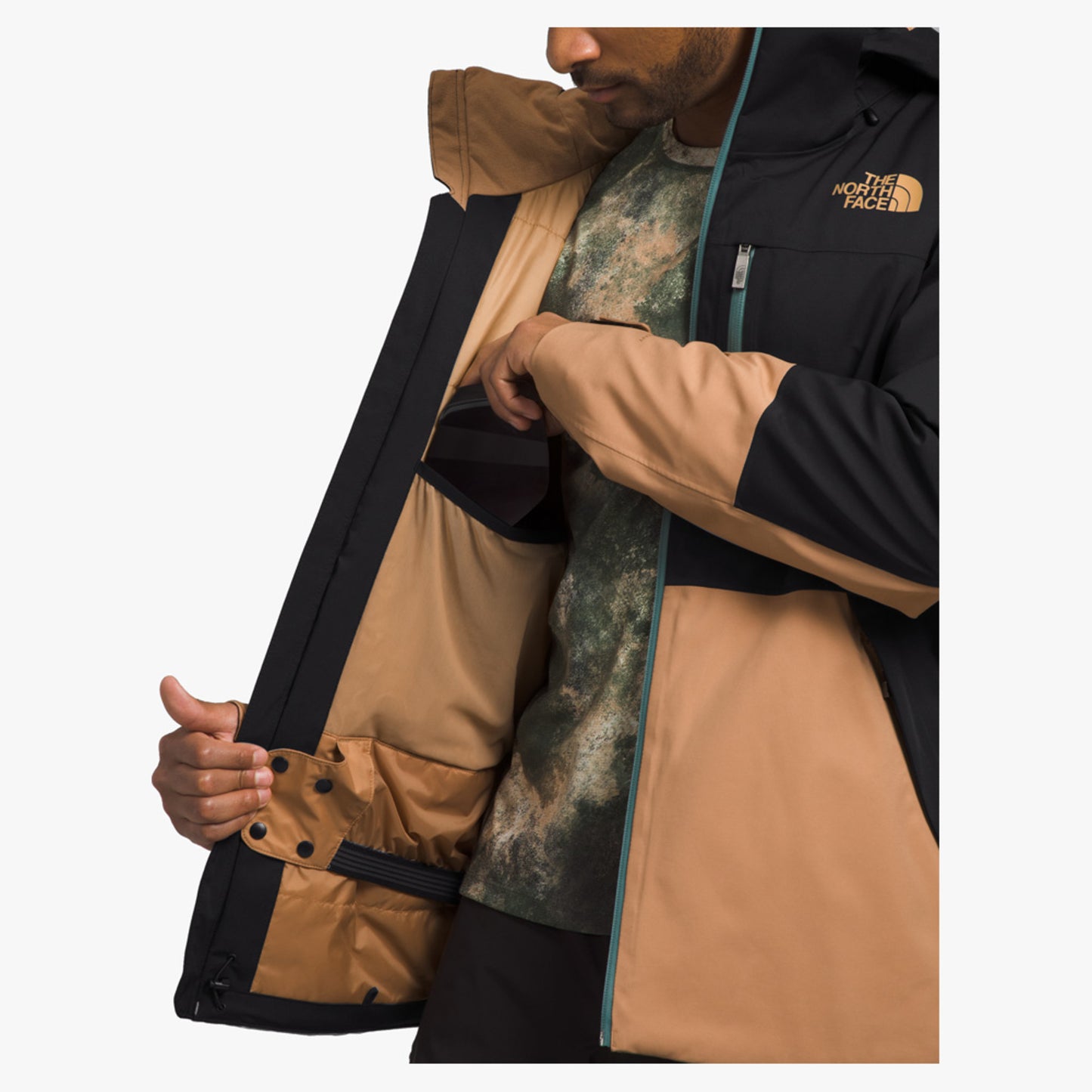 The North Face Chakal Men's Jacket - Almond Butter/TNF Black - XXL