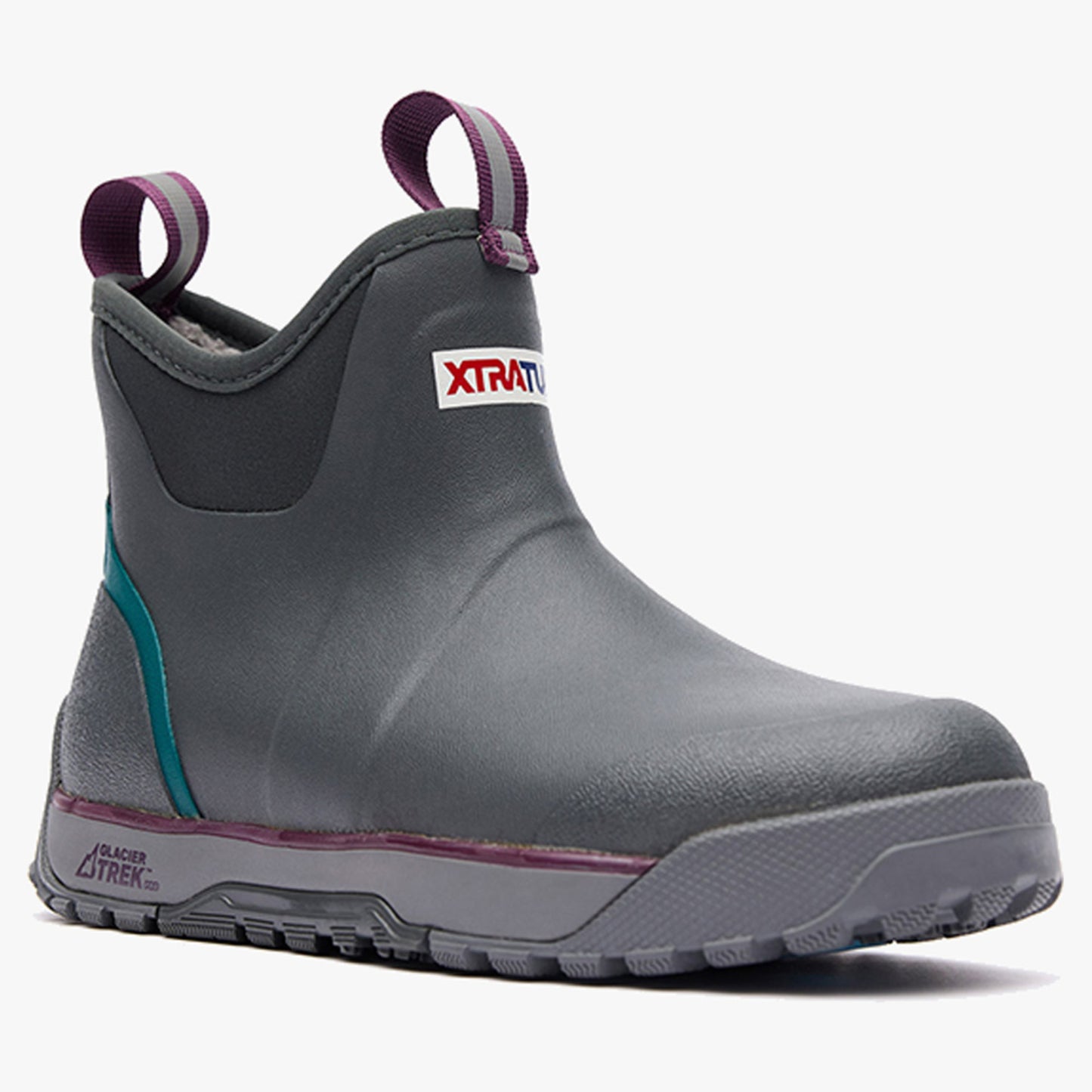 Xtratuf Ice Fleece Lined Women's Ankle Deck Boots - Dark Shadow - 10