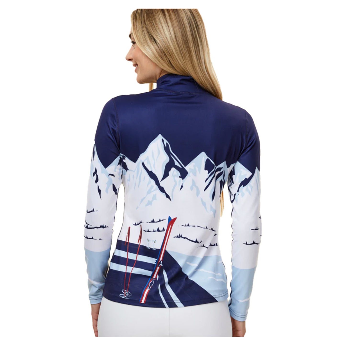 Krimson Klover Apres Anyone Women's Top - INDIGO - XL