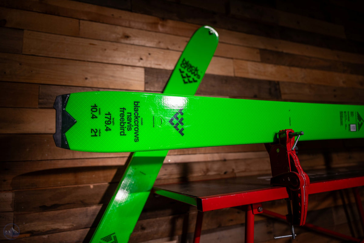 2027 Black Crows Navis Freebird Skis W/ Skins Set with Tyrolia Attack 14 GW Bindings