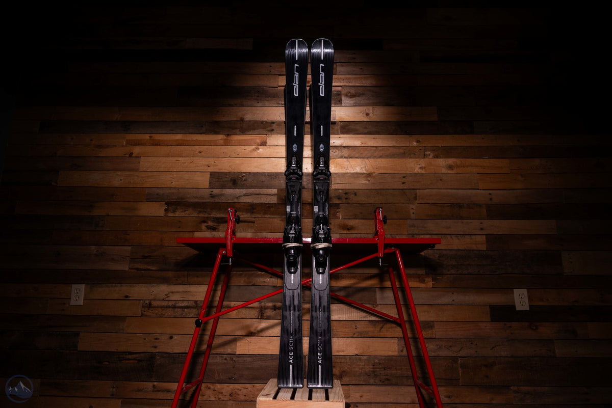 2027 Elan Ace SC11 Skis W/ EMX 12 GW Fusion Bindings