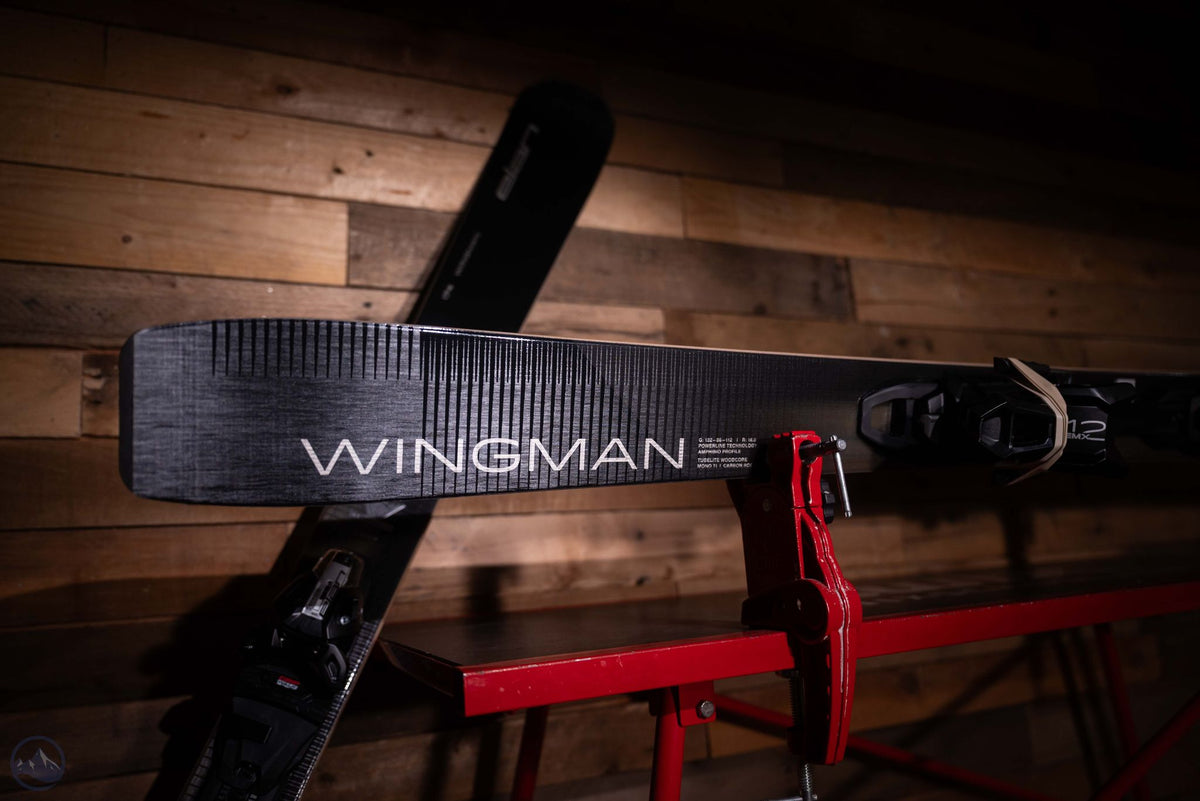 2027 Elan Wingman 86 Black Edition Skis W/ EMX 12 GW Fusion Bindings
