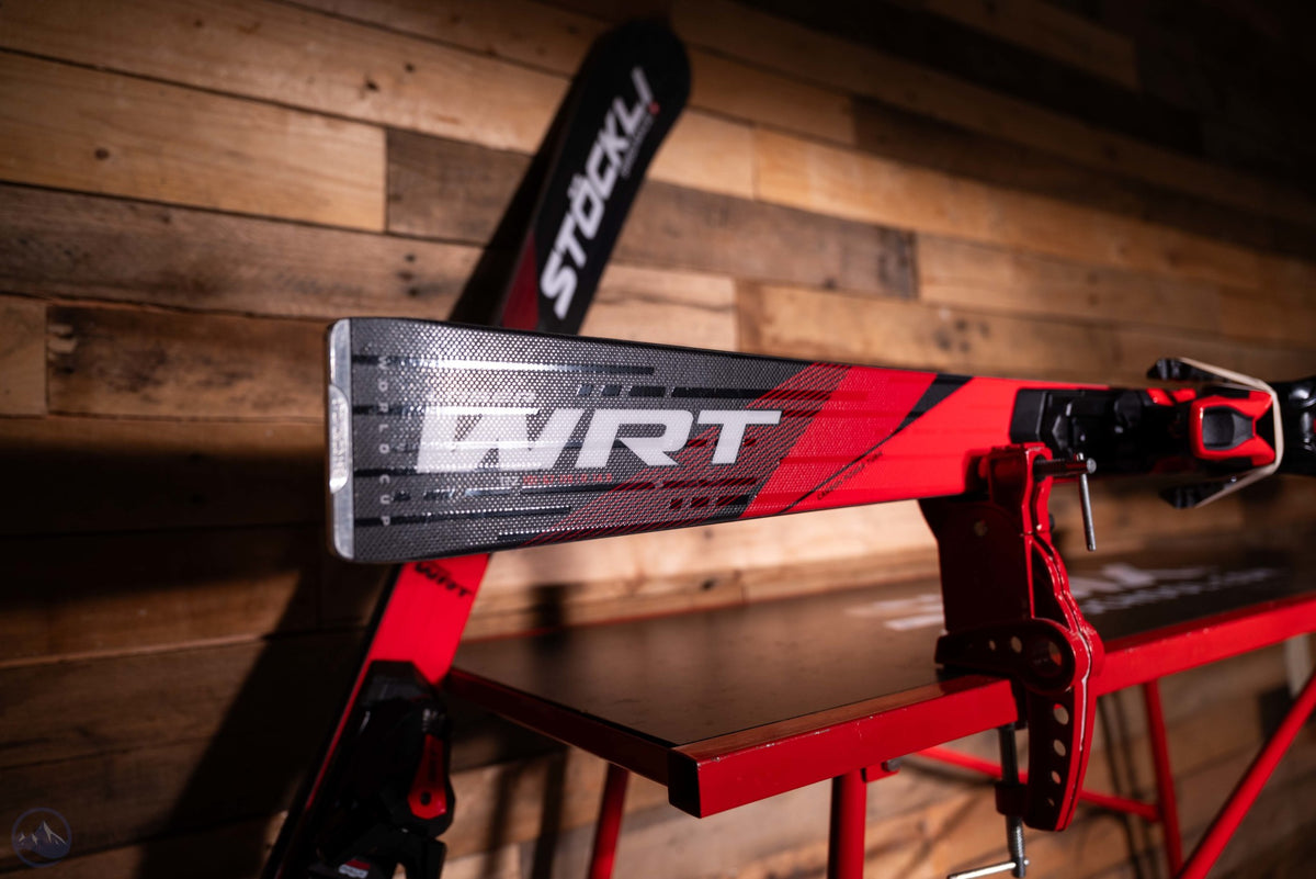 2027 Stockli Laser WRT Skis W/ SRT 12 Bindings