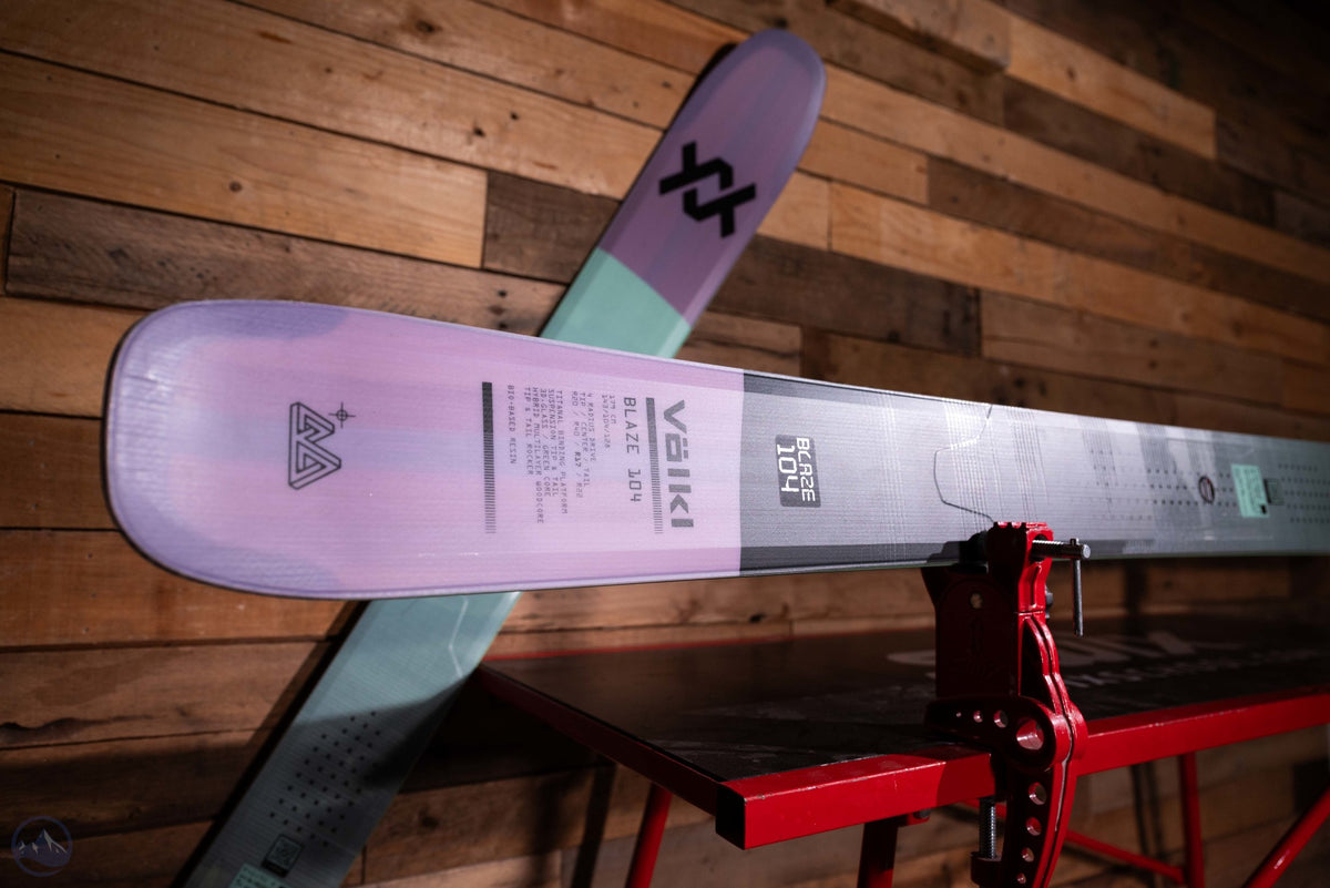 2027 Volkl Blaze 104 Skis with Tyrolia Attack 14 GW Bindings
