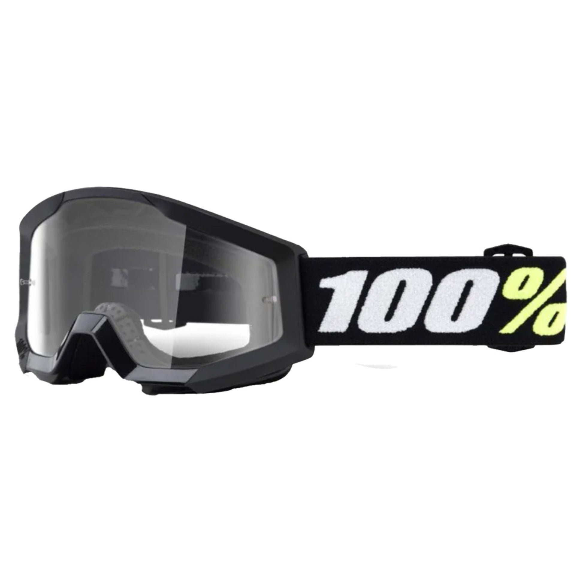 100% Strata Mini Goggle - BLACK - CLEAR