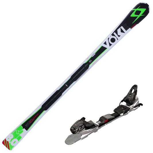 2015 Volkl RTM 8.0 Skis w/ FT-Plate + 10.0 Fastrak III Bindings - 179
