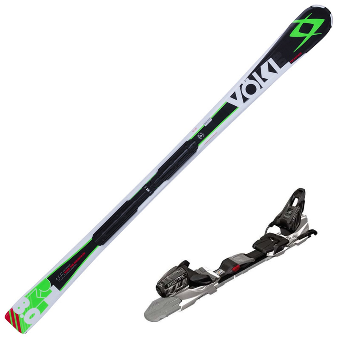 2015 Volkl RTM 8.0 Skis w/ FT-Plate + 10.0 Fastrak III Bindings