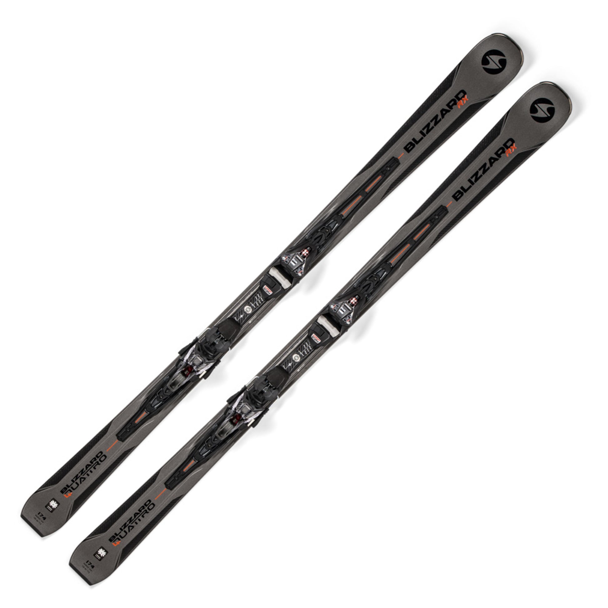 2019 Blizzard Quattro RX Skis w/ IQ XCell 14 Binding - 181