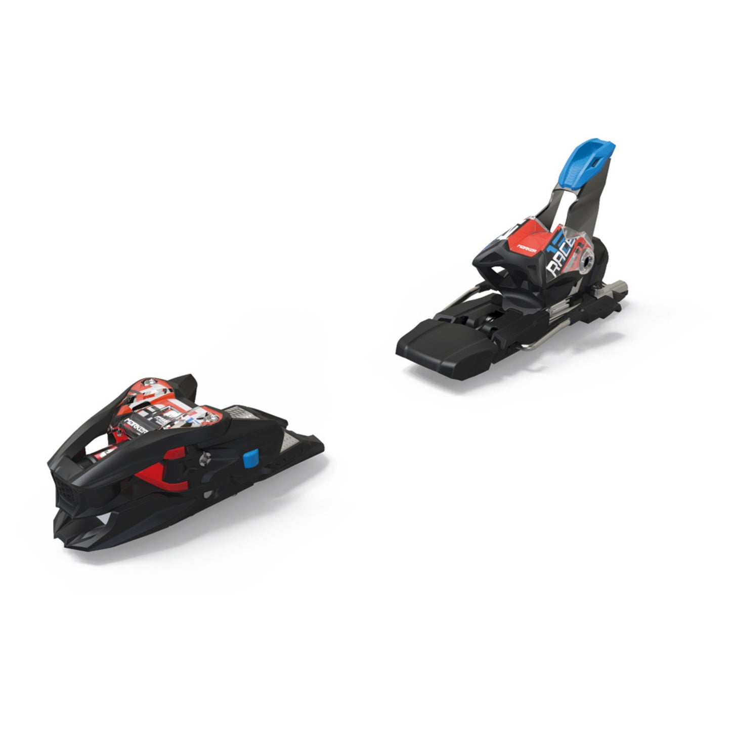 2019 Marker Race Xcell 12 Bindings - BLACK FLO RED