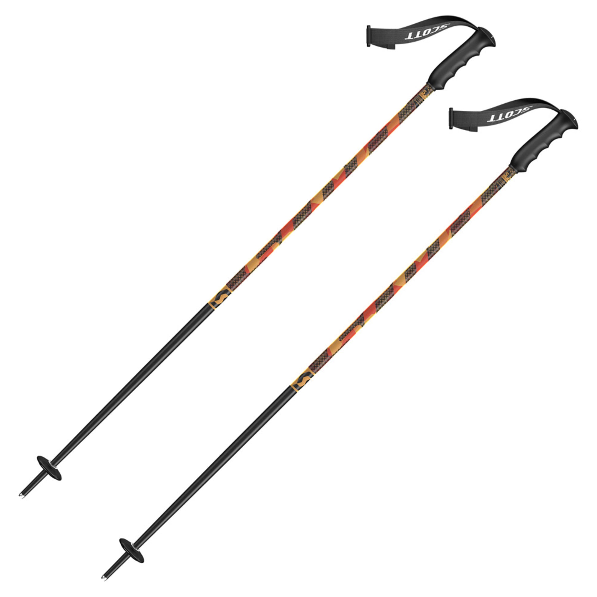 2019 Scott Junior Team Issue Ski Poles - BLACK - 44