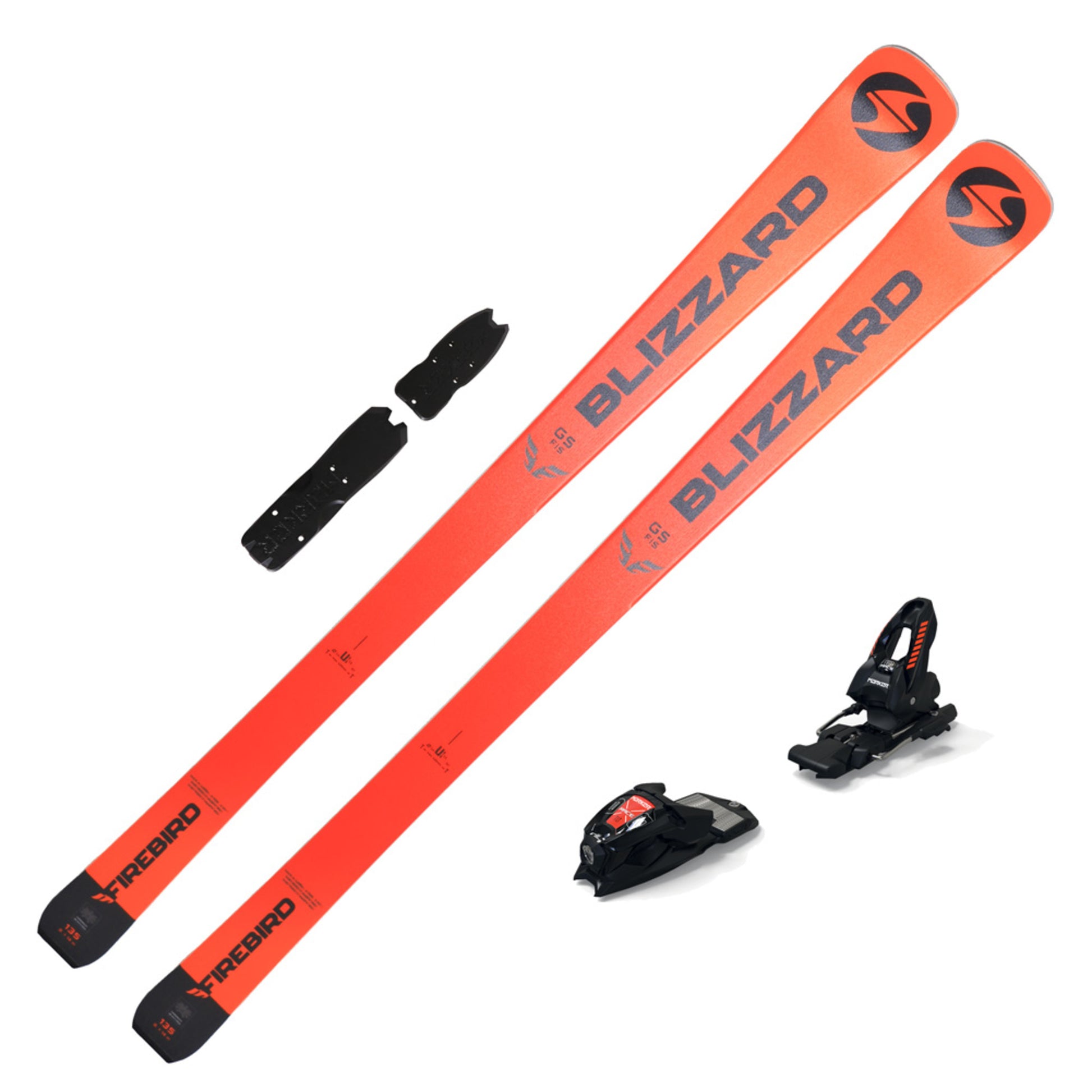 2020 Blizzard Firebird GS Junior Flat Race Skis w/ Marker Race 8 Bindings