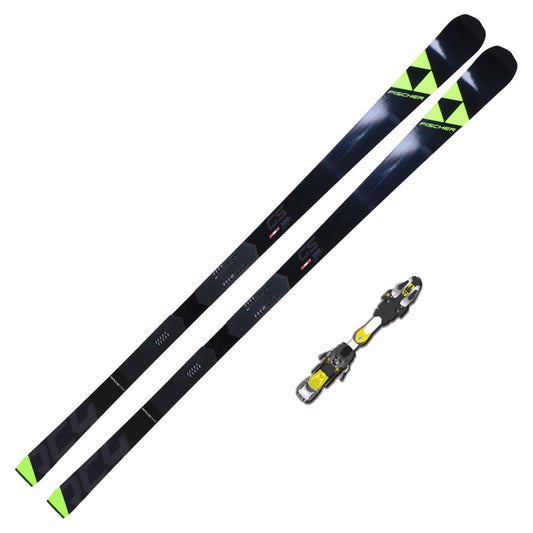 2020 Fischer Rc4 WC GS S15 Curv Booster Women's Ski w/ Tyrolia Z16 Free Flex - 188