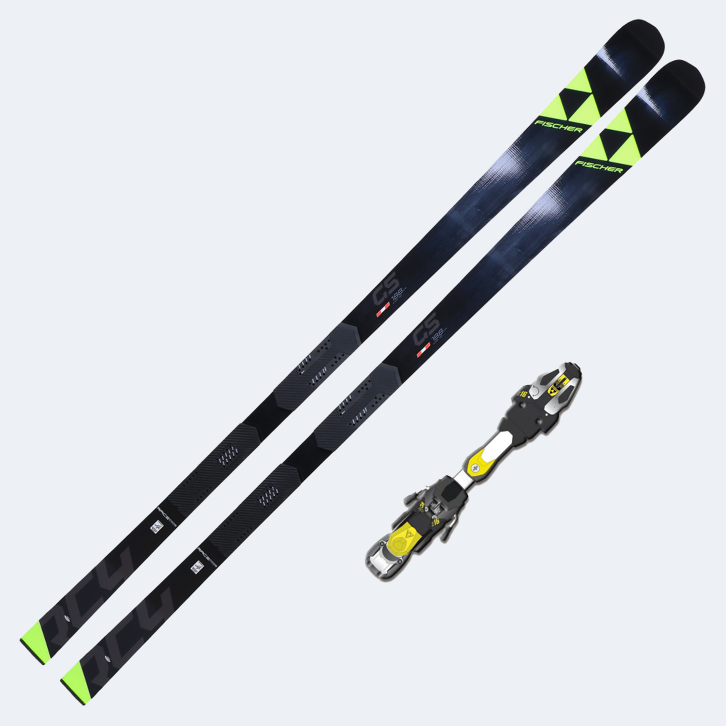 2020 Fischer Rc4 WC GS S15 Curv Men's Ski w/ Tyrolia Z16 Free Flex Bindings