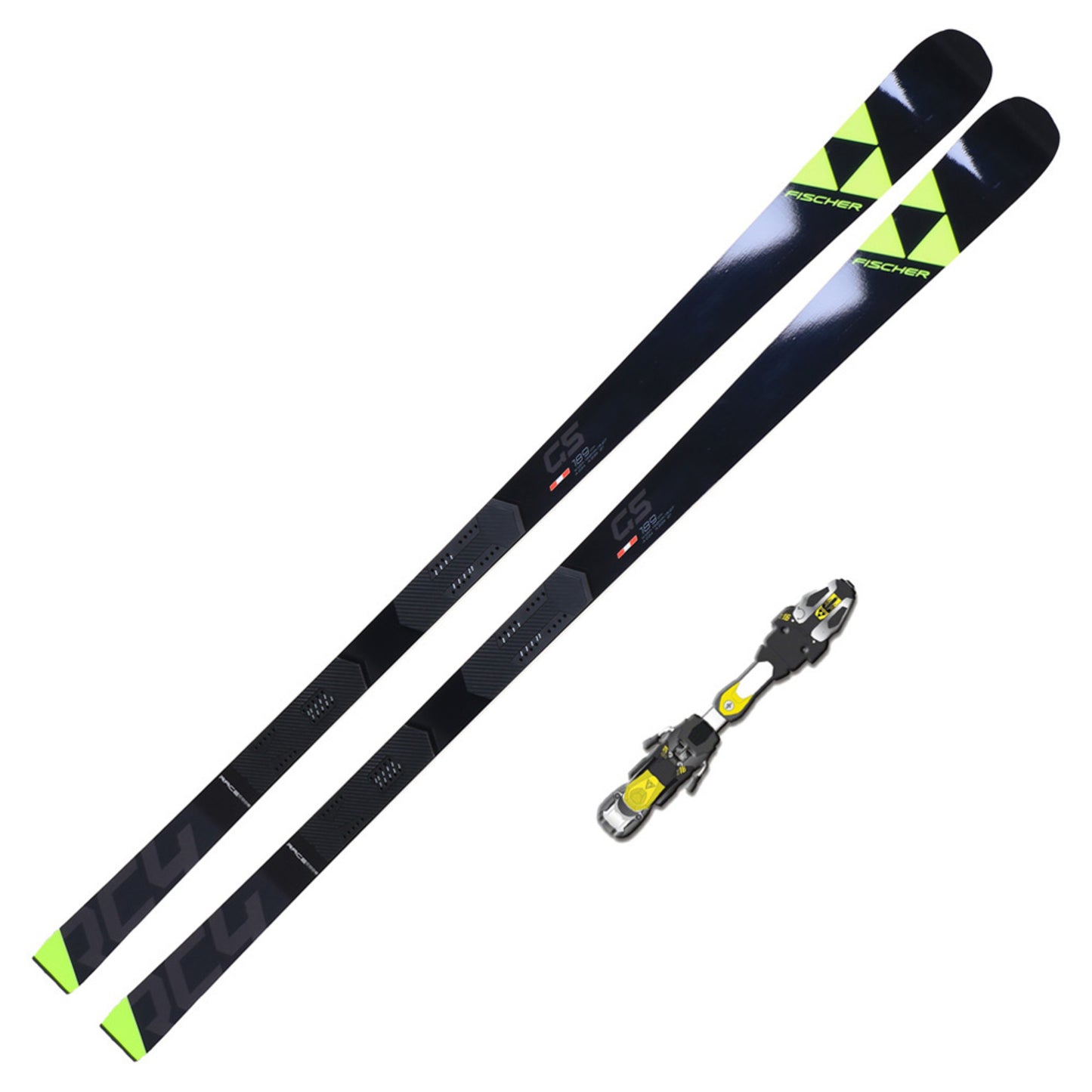 2020 Fischer RC4 Worldcup GS Junior Curv Boost Skis w/ Tyrolia Z16 Free Flex Bin