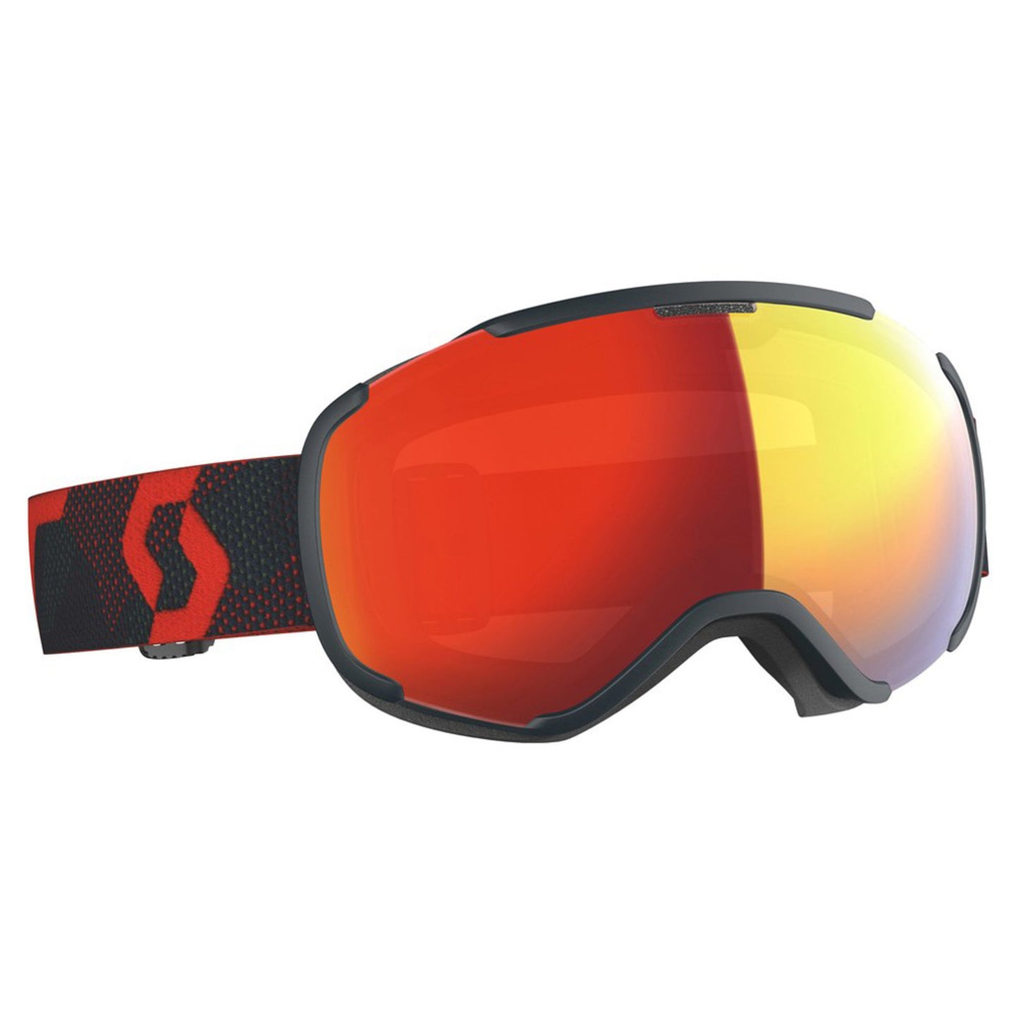 2020 Scott Faze II LS Goggles - BLUE NIGHT - RED CHROME