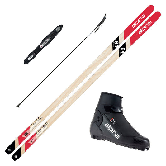 2022 Alpina Control 64 Cross Country Touring Skis w/  Alpina T15 Boot and Poles
