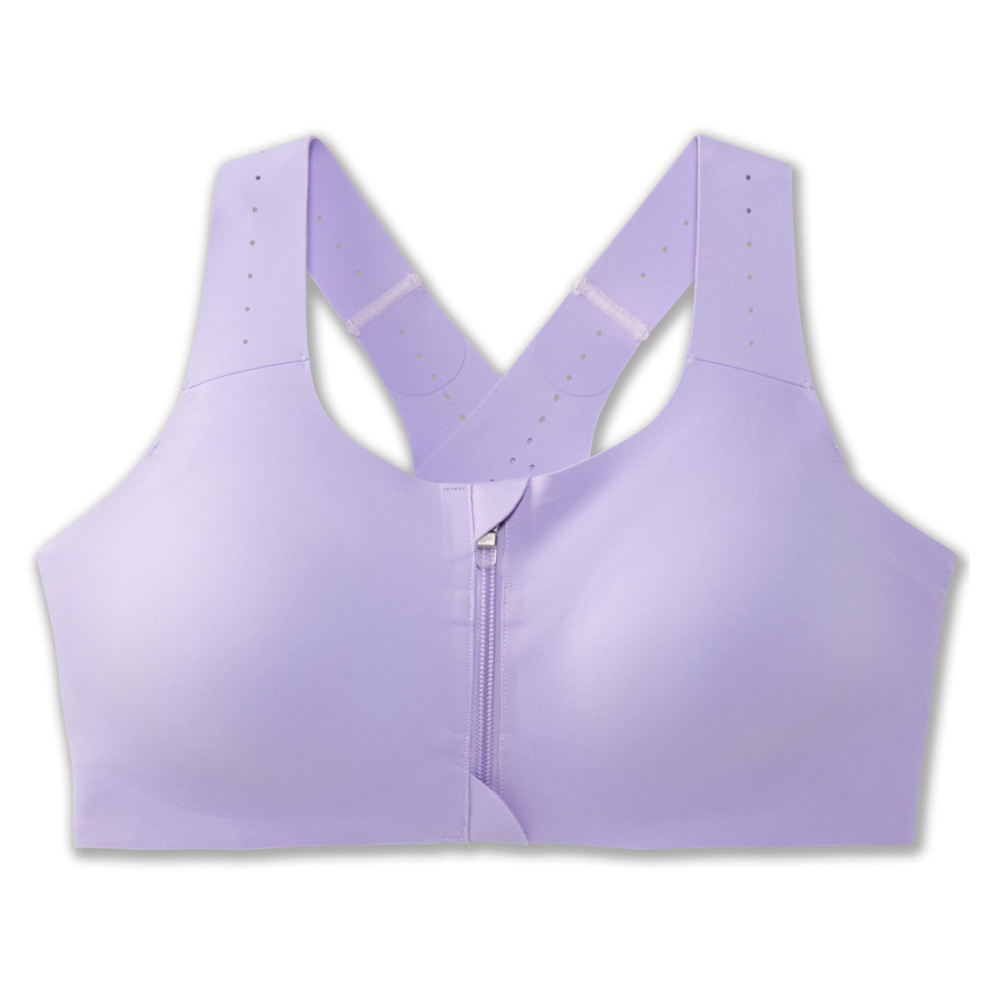 2022 Brooks Dare Zip 2.0 Women's Bra - VIOLET DASH - 38DDE