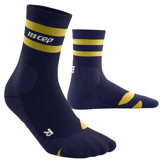 2022 CEP 80's Hiking Mid Cut Men's Socks - PEACOAT GOLD - IV