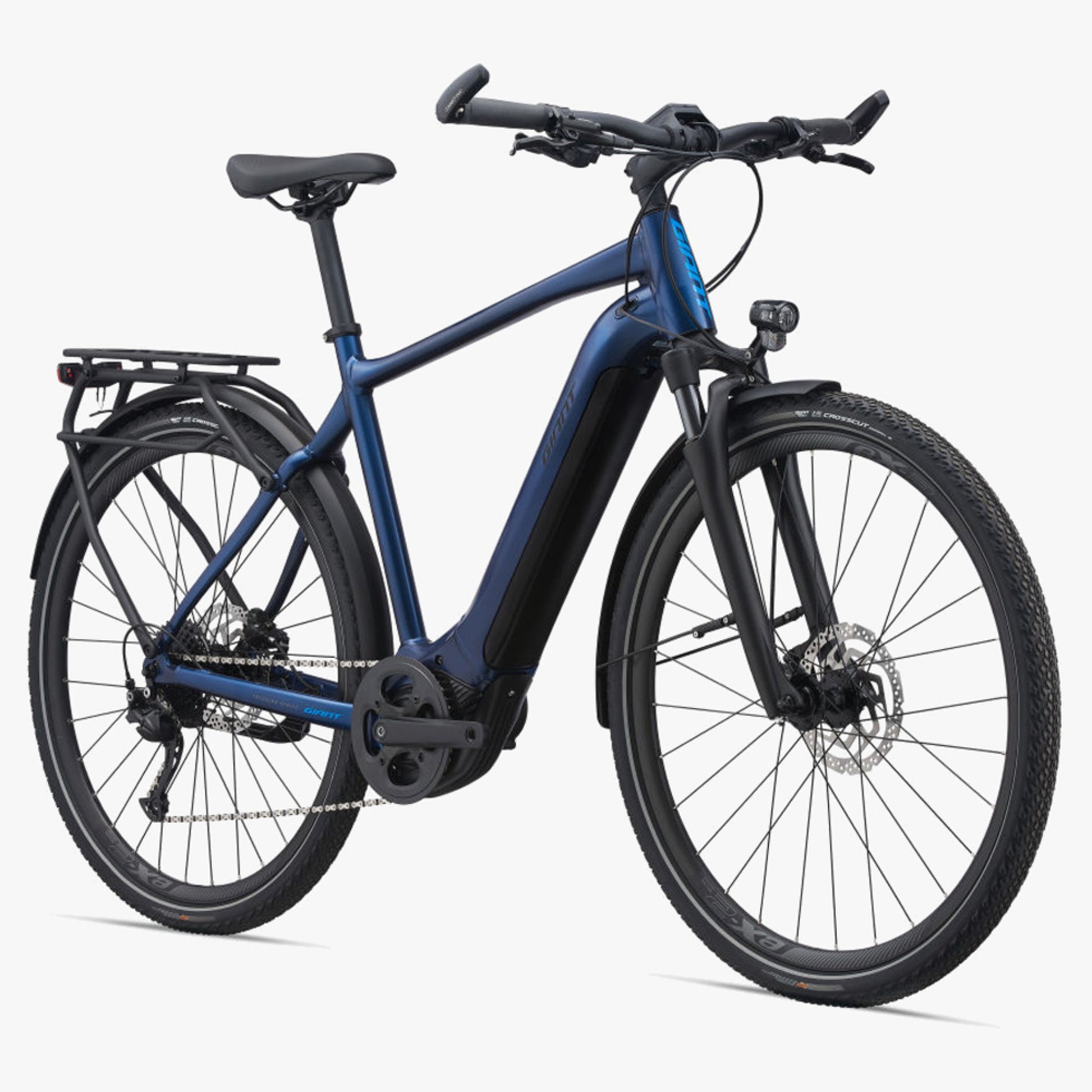 Explore E+ GTS 28MPH E-Bike-Metallic Navy-M