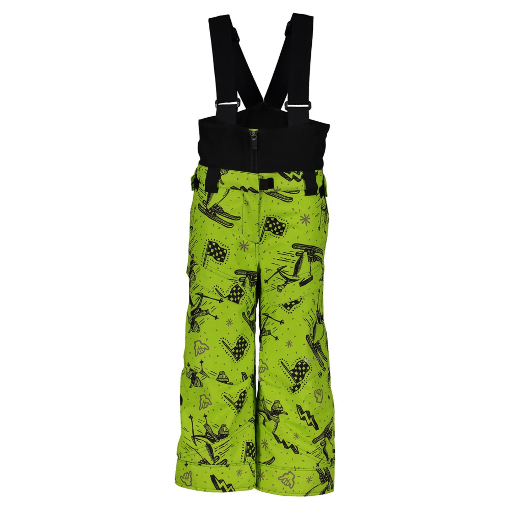 2022 Obermeyer Warp Kid's Pant - RACER BIRDZ - 5
