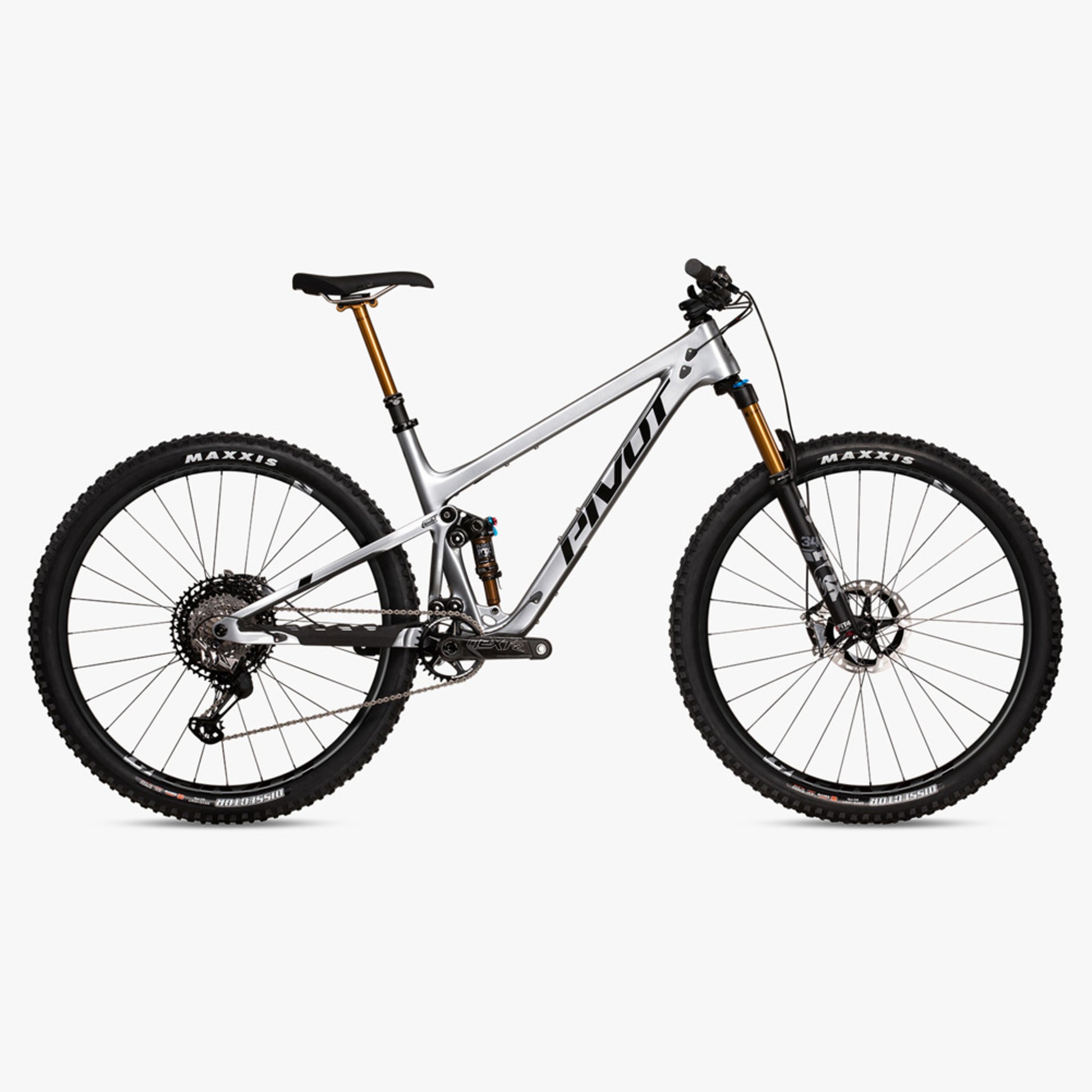2022 Pivot Trail 429 Pro X01 Enduro Bike w/ Carbon - SILVER - L