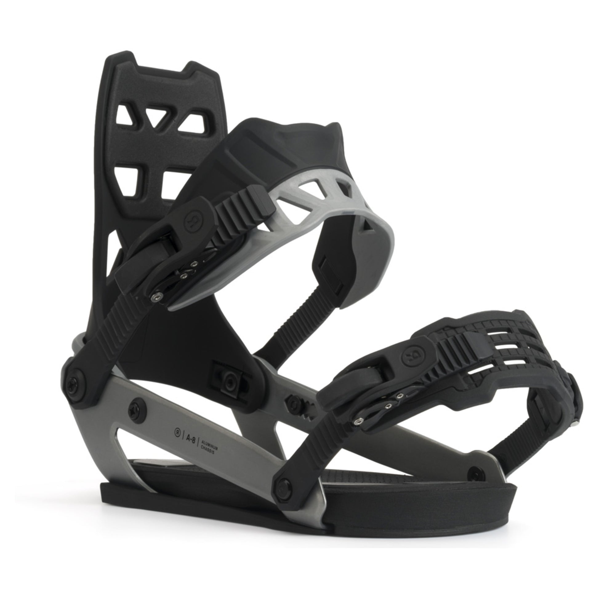 2022 Ride A-8 Snowboard Bindings - BLACK - M