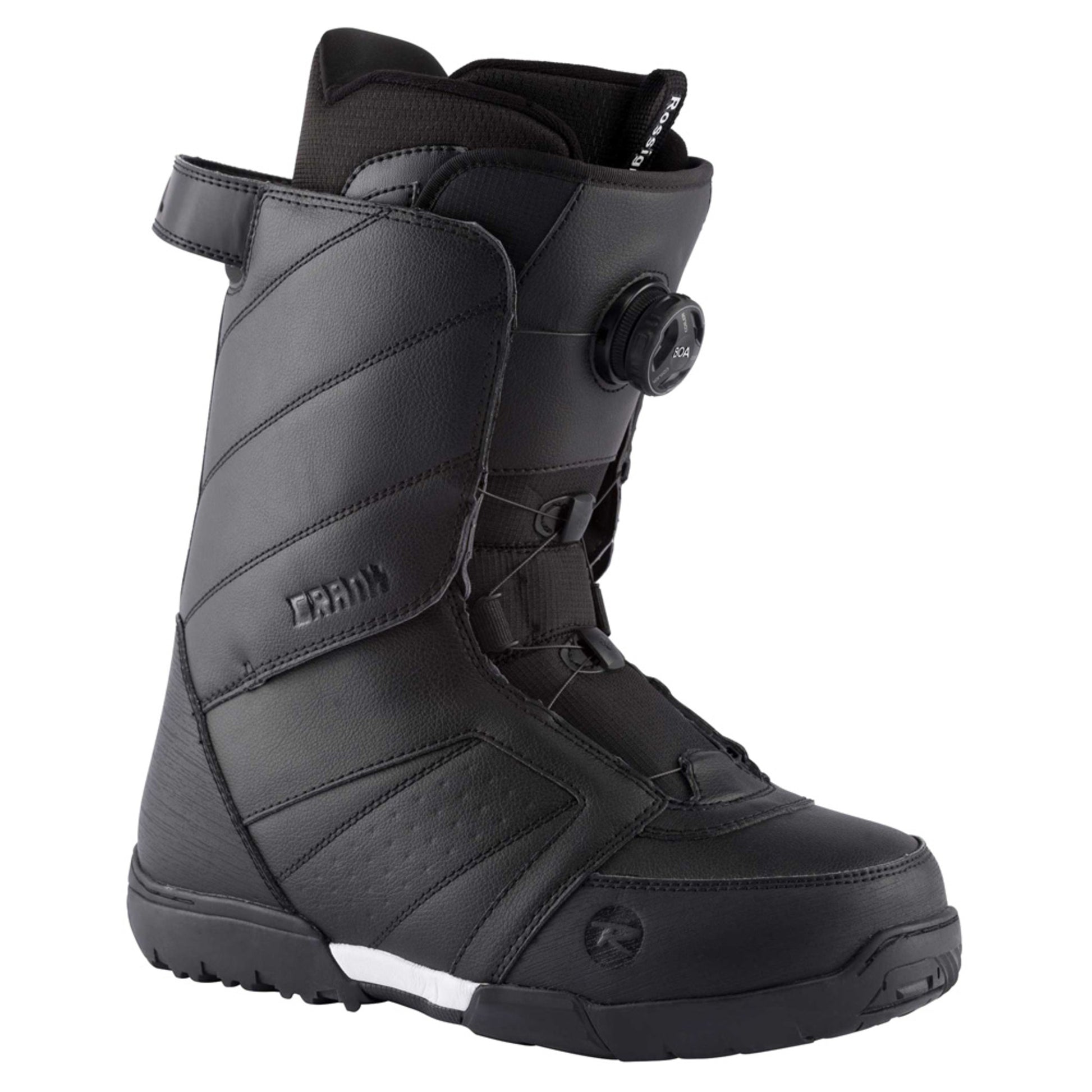 2022 Rossignol Crank Boa H3 Snowboard Boot - BLACK - 9