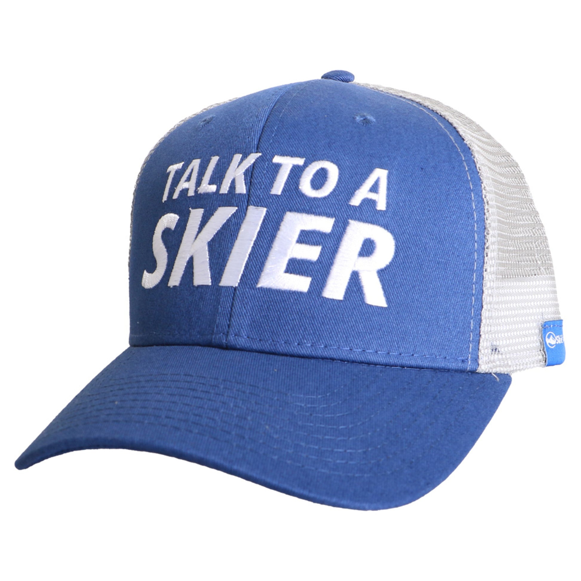 2022 SkiEssentials Talk To a Skier Hat - SKIER BLUE